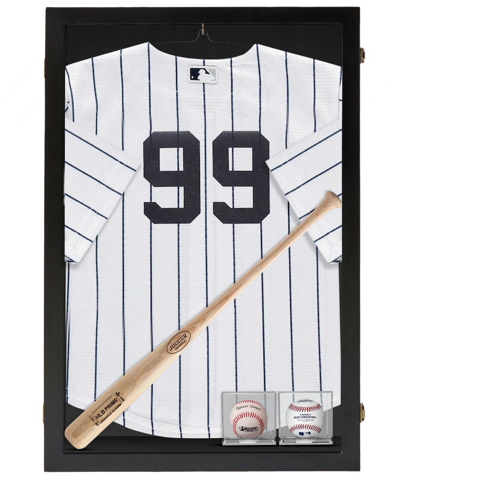 Large Jersey Display Case Baseballs Hockey Basketballs  Bats display Case  P302