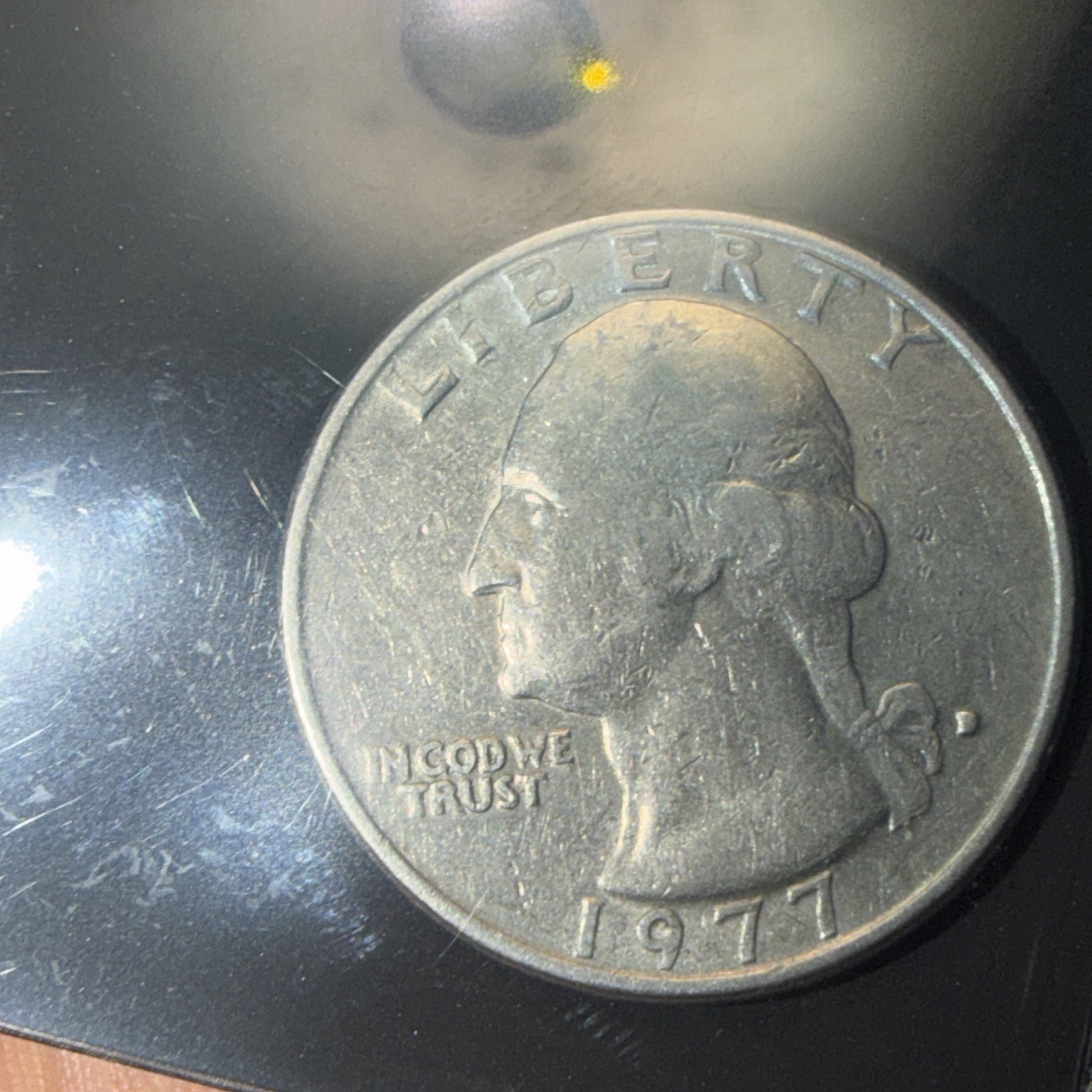 1977-D Washington Quarter Filled D Mint Mark Error Coin Rare 1977-D Washington Quarter Filled D Mint Mark Error Coin Rare