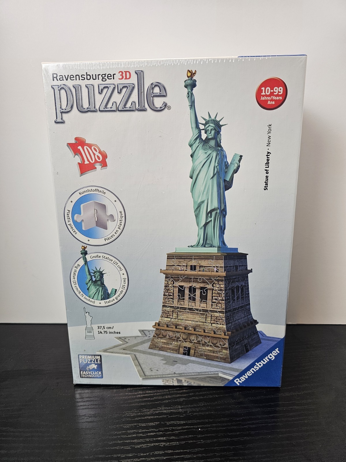 Ravensburger 3D Puzzle - Statue of Liberty - 118 Piece - 2020 - Brand New/Sealed Ravensburger 3D Puzzle - Statue of Liberty - 118 Piece - 2020 - Brand New/Sealed