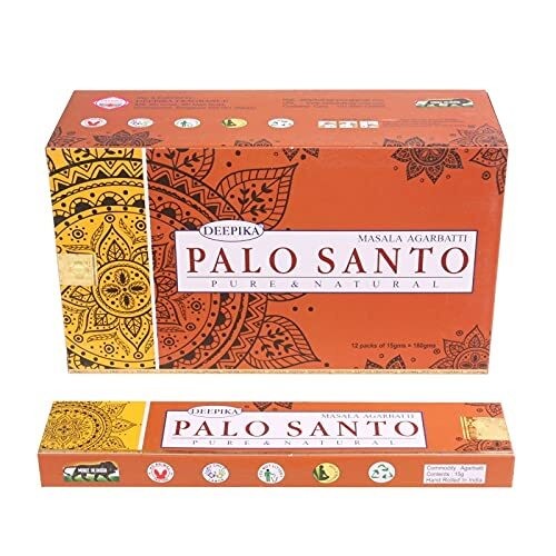 Deepika Masala Incense Sticks Palo Santo Pure and Natural Agarbatti 180gm Deepika Masala Incense Sticks Palo Santo Pure and Natural Agarbatti 180gm