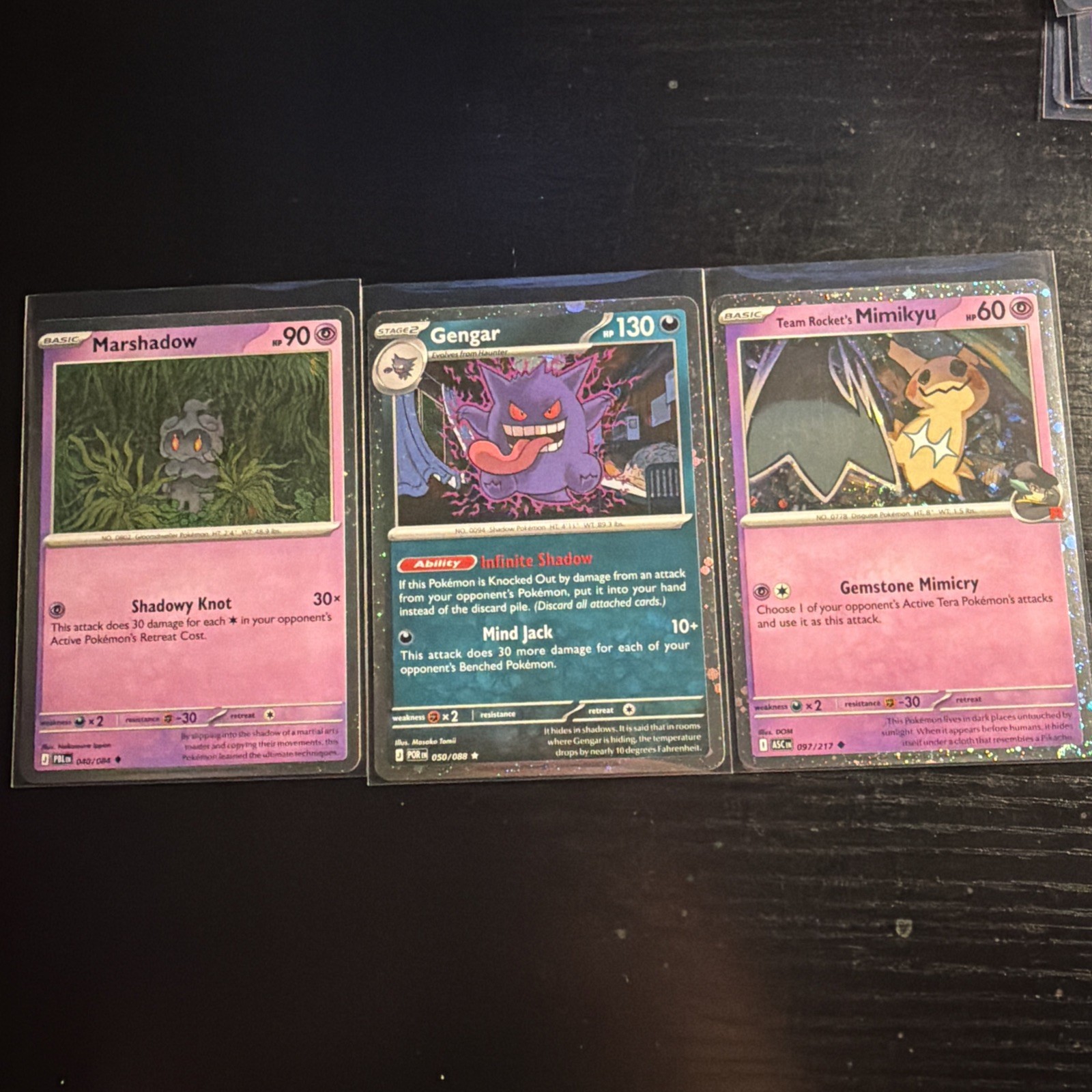 Pokemon TCG Gengar 050/088 Cosmos Holo Set