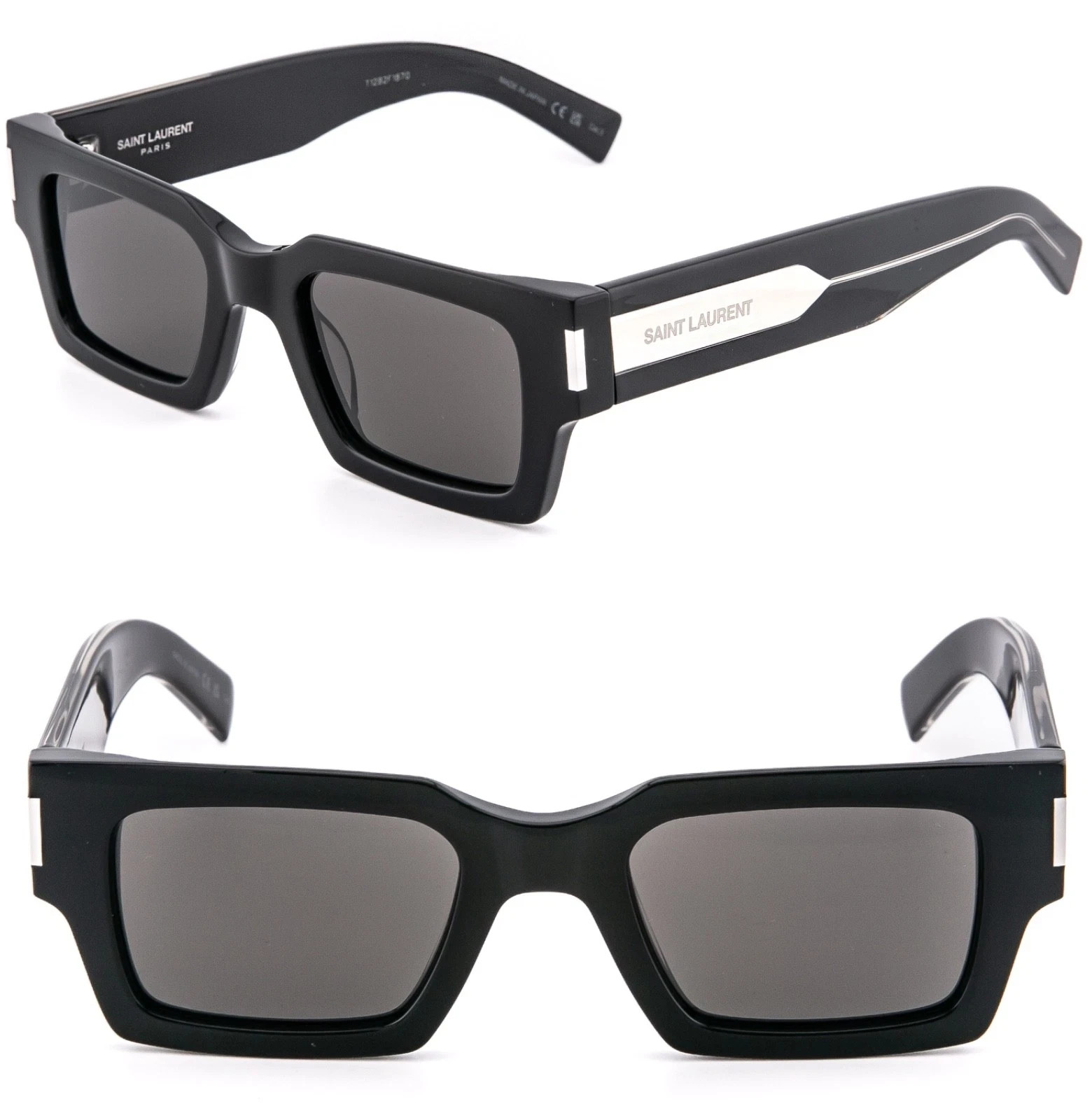 YSL SL572 Square Sunglasses Black Frame Dark Lens Unisex YSL SL572 Square Sunglasses Black Frame Dark Lens Unisex