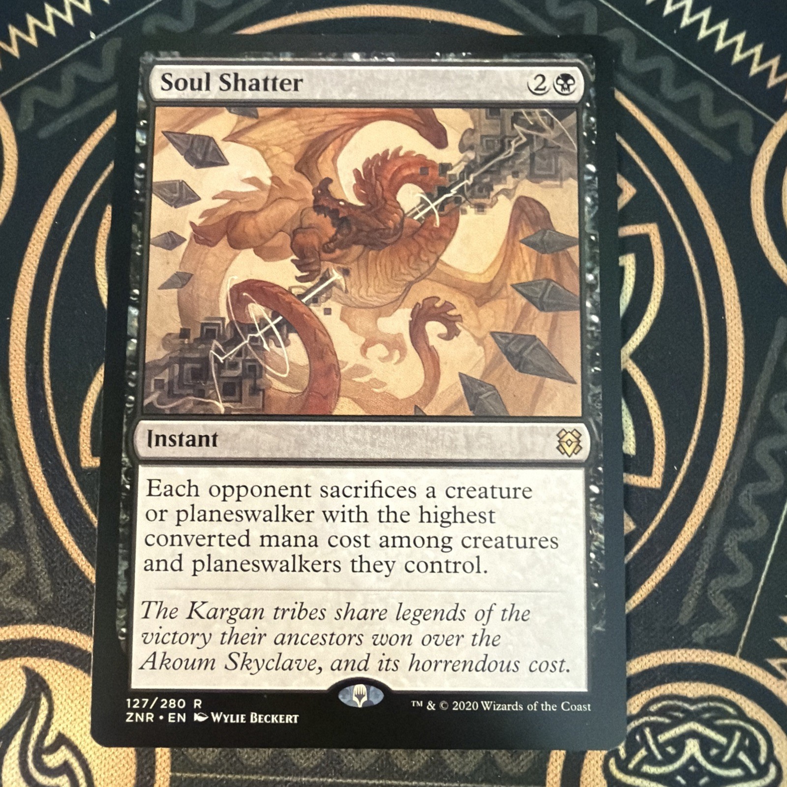 MTG - Soul Shatter - 127 Rare Zendikar Rising Magic: The Gathering - NM