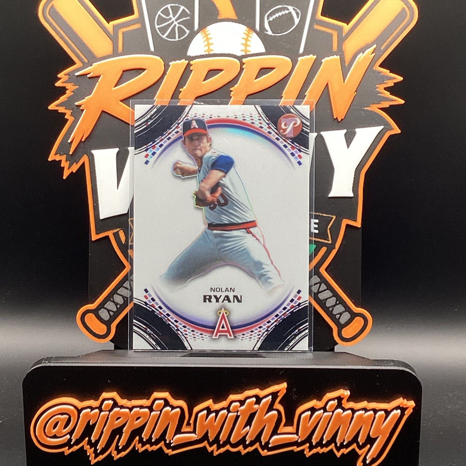 2026 Topps Pristine Nolan Ryan Painted Corners Refractor Angels #156