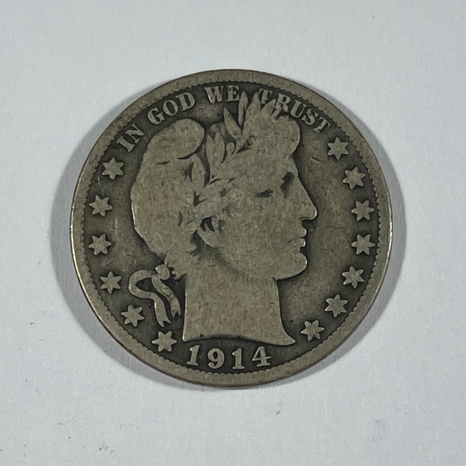 1914-S Barber 50C (#22353) VG