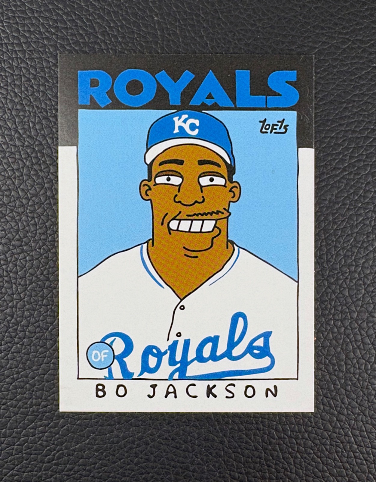 Bo Jackson 1986 Traded Rookie Art Card baseball card artwork Thick Card Stock Bo Jackson 1986 Traded Rookie Art Card baseball card artwork Thick Card Stock