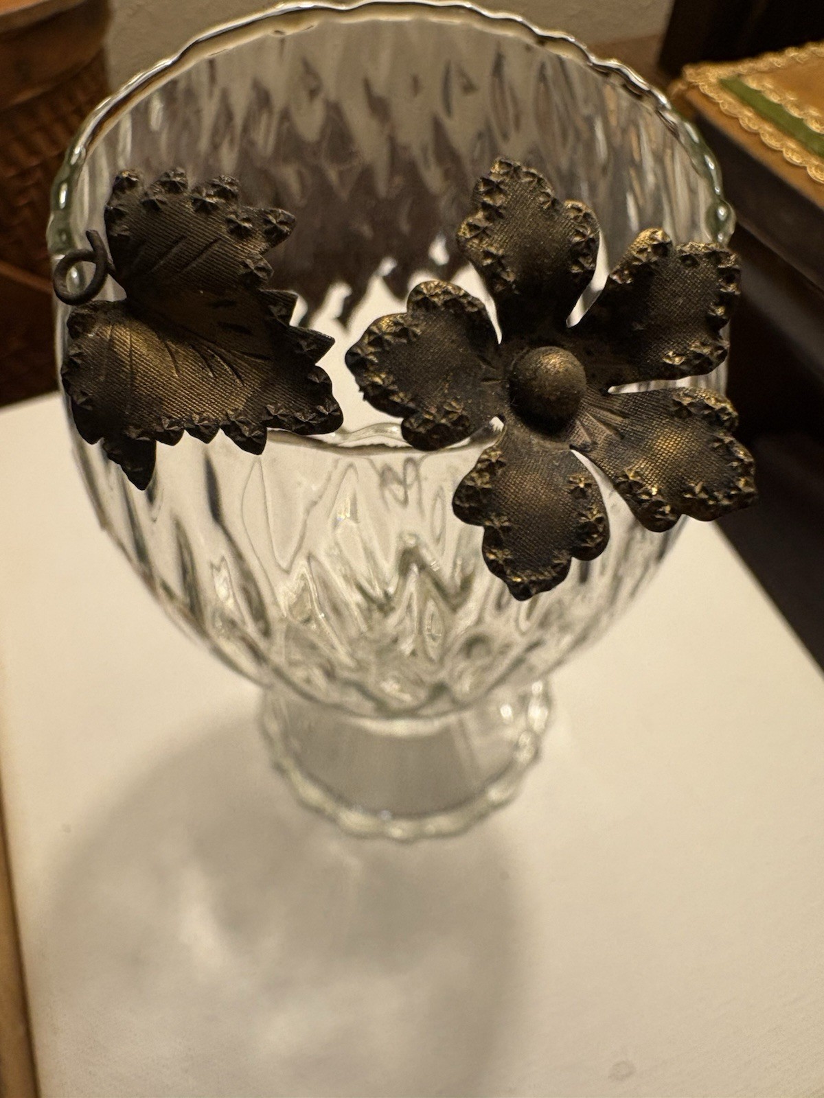 Antique Hatpins (Late Victorian/Edwardian) Authentic Sterling Flower And Leaf