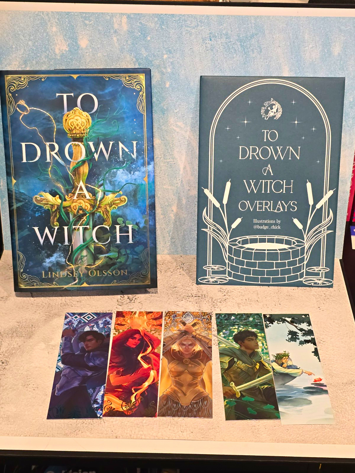 To Drown a Witch Fairyloot Exclusive Edition with bookmarks and overlay To Drown a Witch Fairyloot Exclusive Edition with bookmarks and overlay