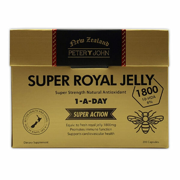 Peter & John New Zealand one a day Super Royal Jelly 1800mg 200 capsules