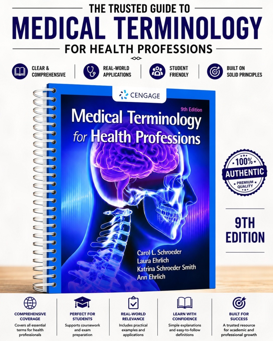 Medical Terminology for Health Professions 9th Edition Spiral Textbook Cengage Medical Terminology for Health Professions 9th Edition Spiral Textbook Cengage
