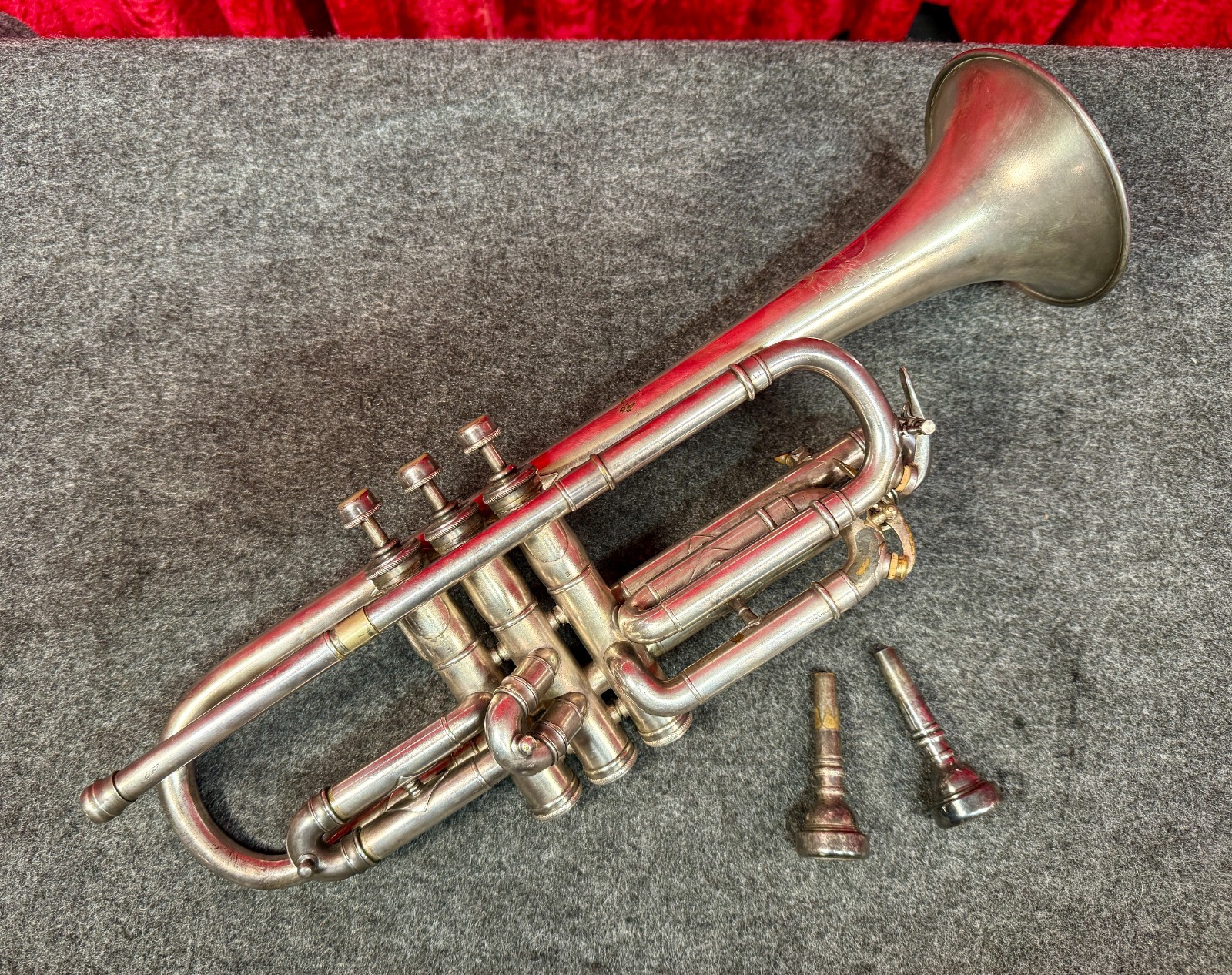 1927 Frank Holton & Co Holton-Clarke Silver Cornet - Elkhorn, Wisconsin