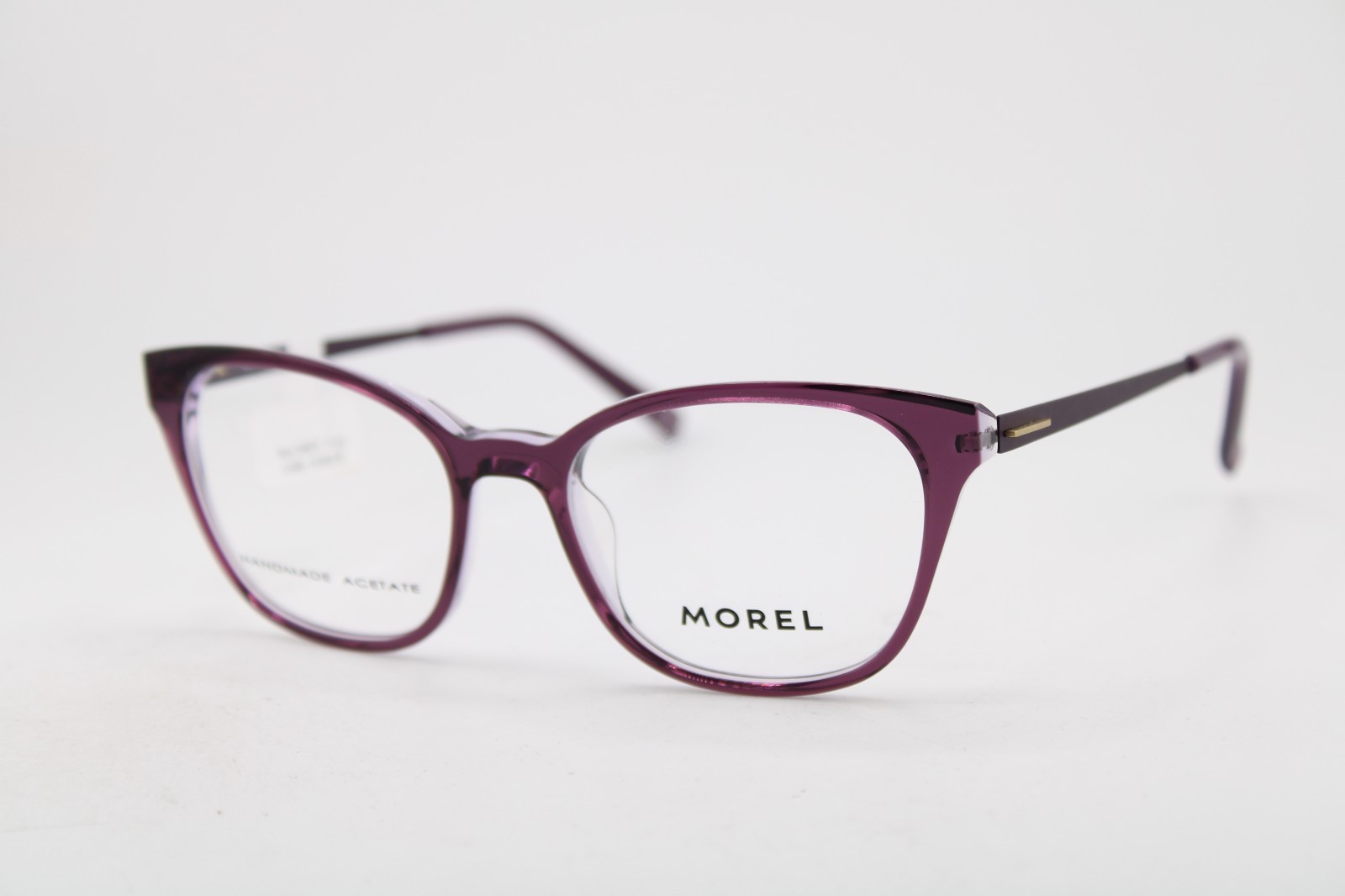 NEW MOREL FRANCE OLIVIA 3 US09 PURPLE BLACK AUTHENTIC FRAMES EYEGLASSES 50-17