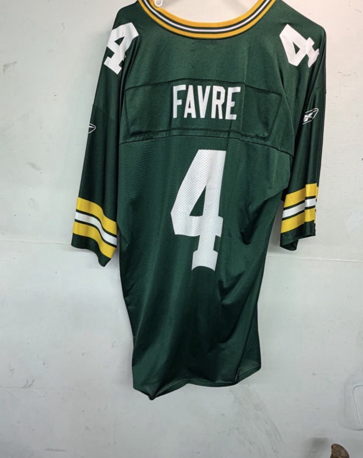 Brett Favre #4 Green Bay Packers Reebok NFL Jersey Replica