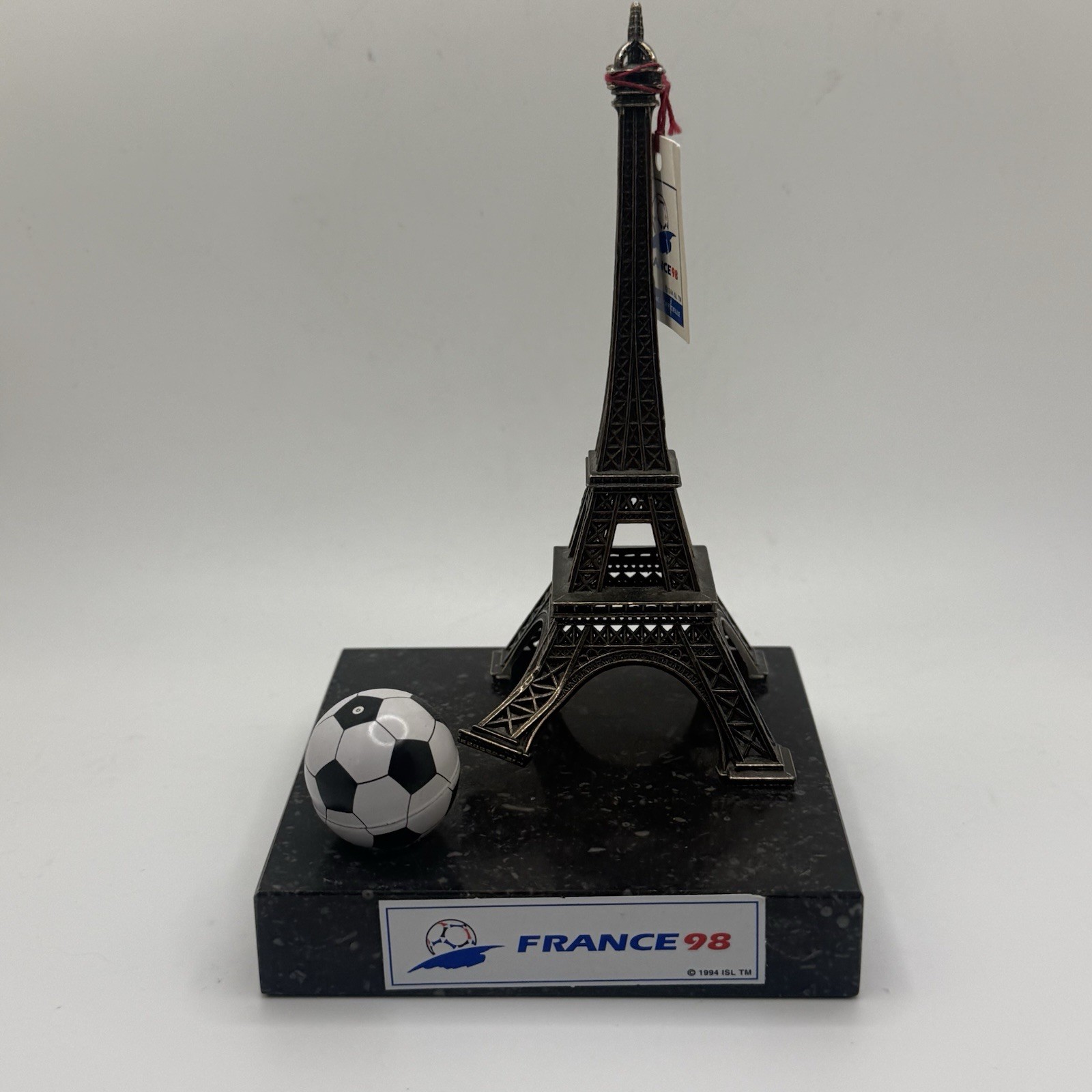 Very Rare Official France98 1994 Eiffel Tower Marble Display Statue