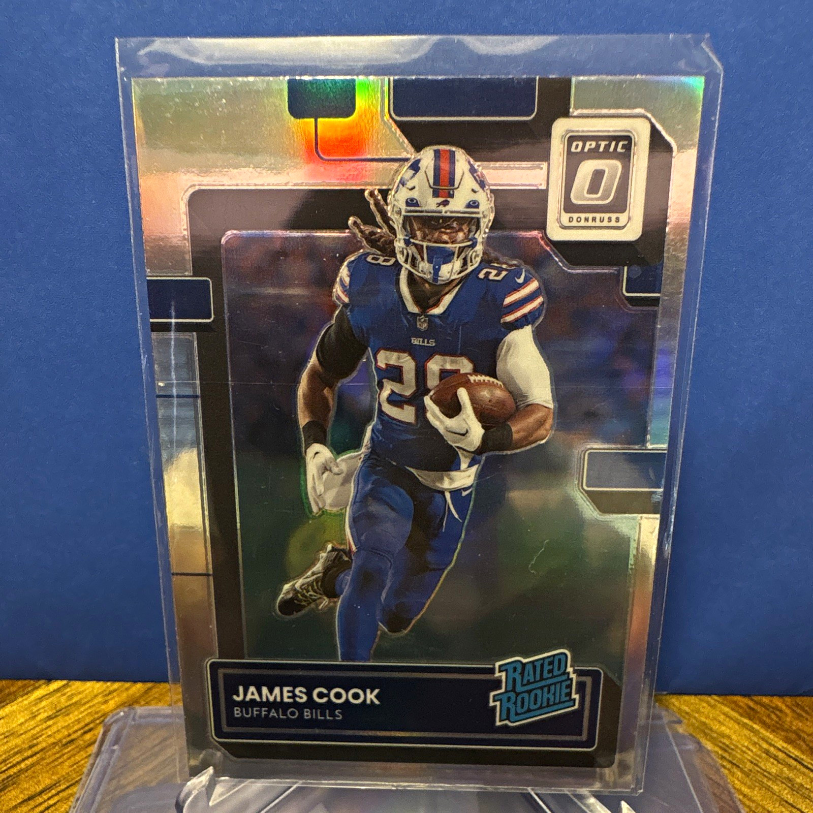 Panini 2022 Donruss Optic Rated Rookie James Cook #215 Holo Prizm Bills