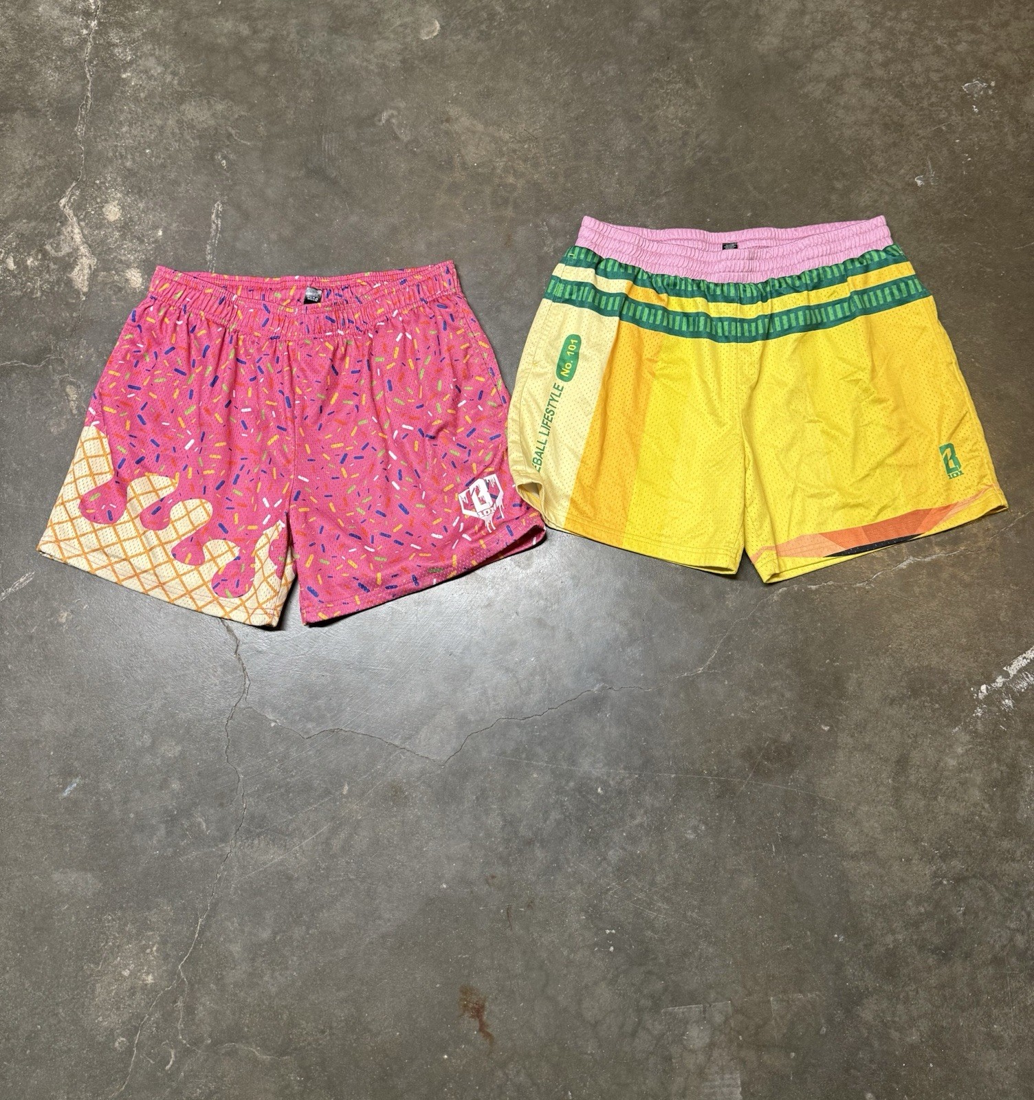 Lot Of 2 Baseball Lifestyle 101 Athletic Shorts Size Large Lot Of 2 Baseball Lifestyle 101 Athletic Shorts Size Large