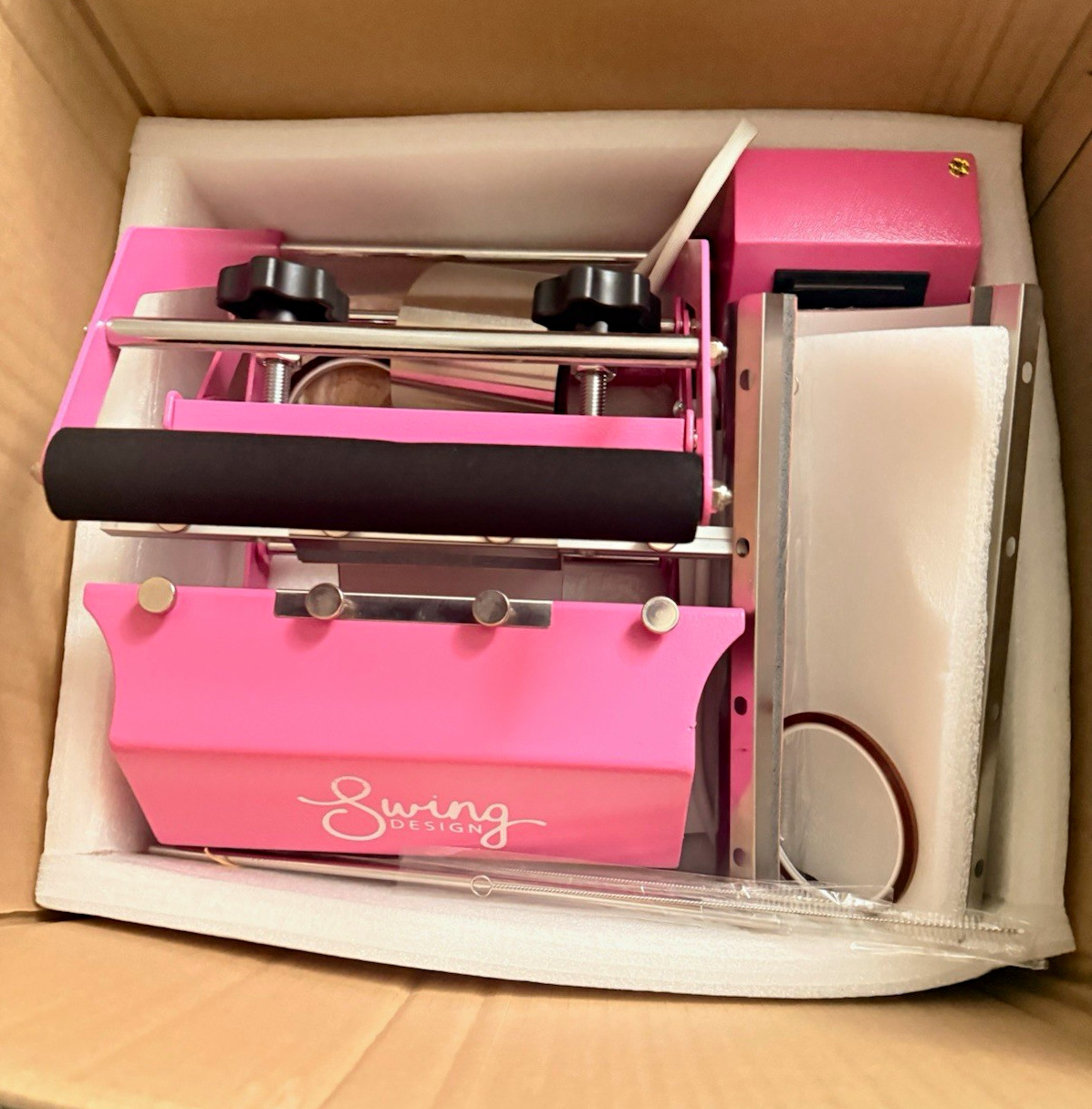 Swing Design 7-in-1 Tumbler Heat Press 1.5oz/17oz/12oz/6oz/11oz/15oz- Pink