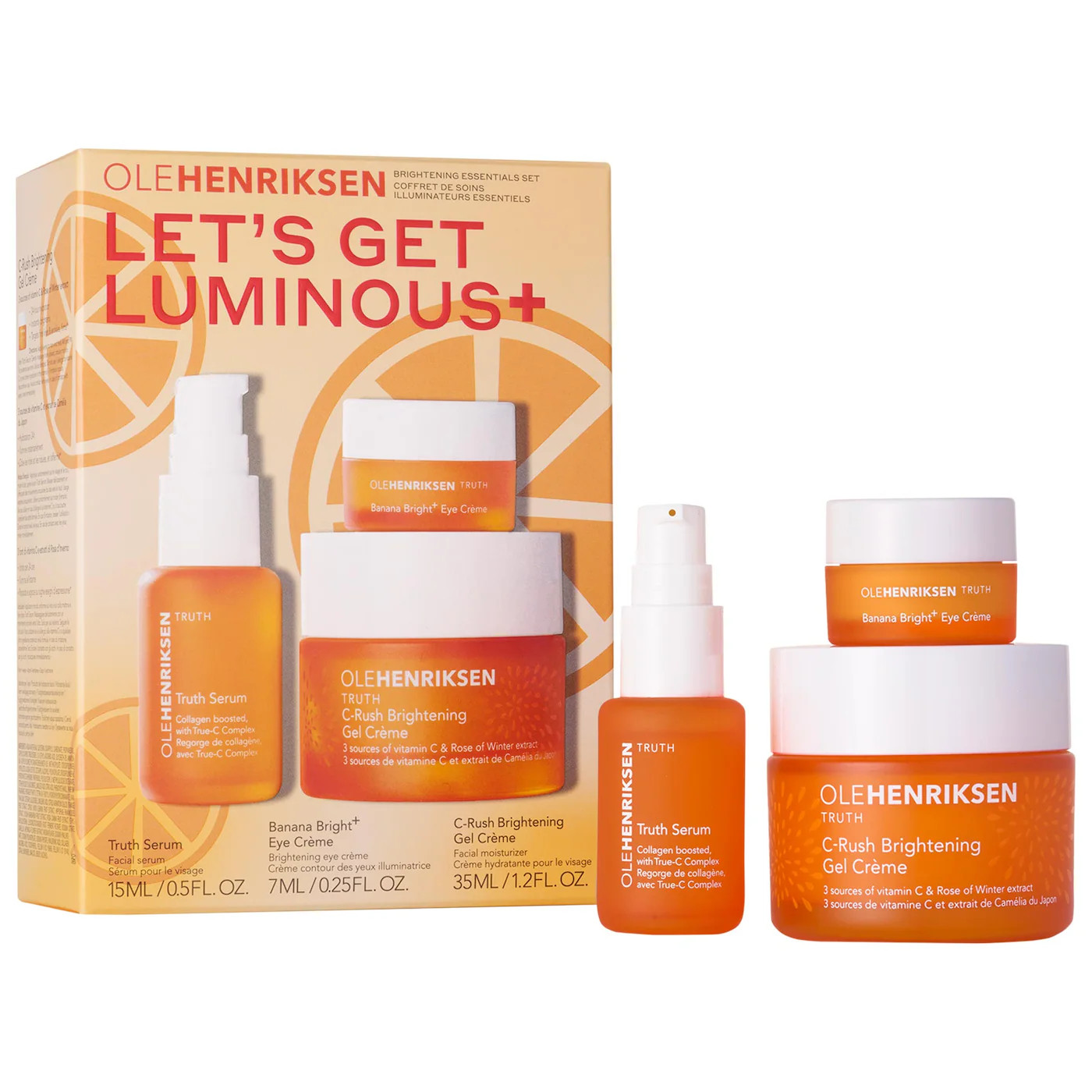 OLEHENRIKSEN Let's Get Luminous Brightening Essentials Set US seller 2 DAY ship OLEHENRIKSEN Let's Get Luminous Brightening Essentials Set US seller 2 DAY ship