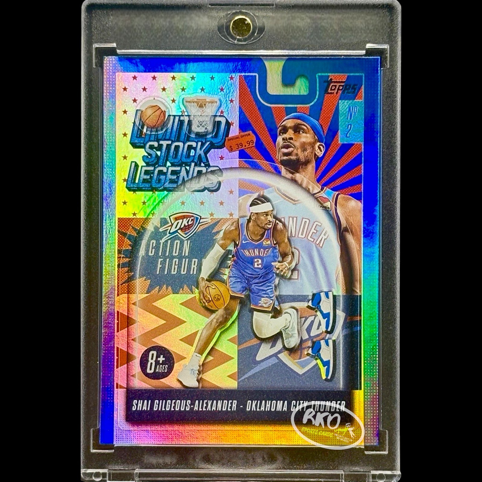 SHAI GILGEOUS-ALEXANDER RARE BLUE REFRACTOR SP INVESTMENT CARD THUNDER MVP MINT SHAI GILGEOUS-ALEXANDER RARE BLUE REFRACTOR SP INVESTMENT CARD THUNDER MVP MINT