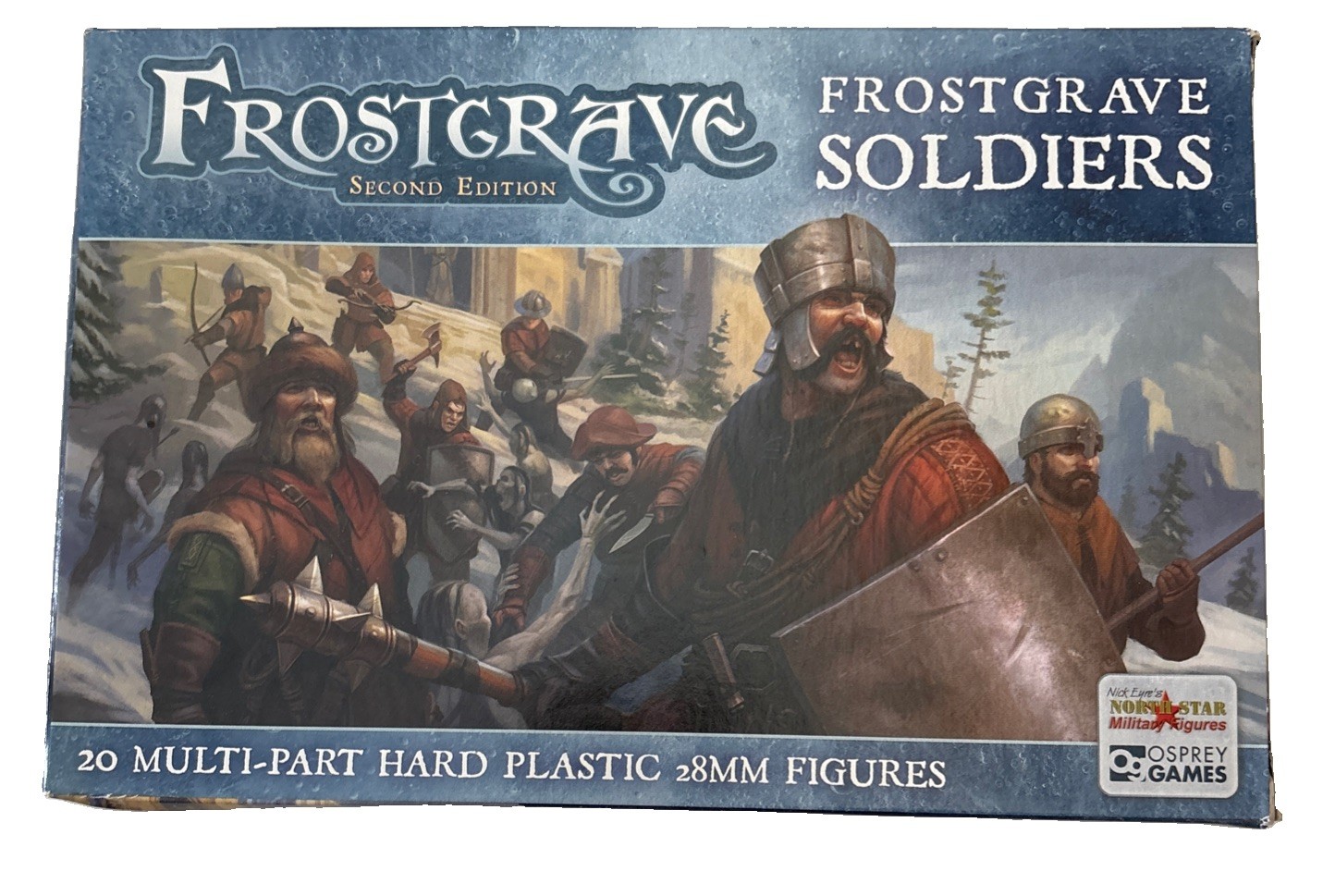 Frostgrave Soldiers Plastic Box Set 28mm Fantasy Miniature Figures NEW SEALED Frostgrave Soldiers Plastic Box Set 28mm Fantasy Miniature Figures NEW SEALED