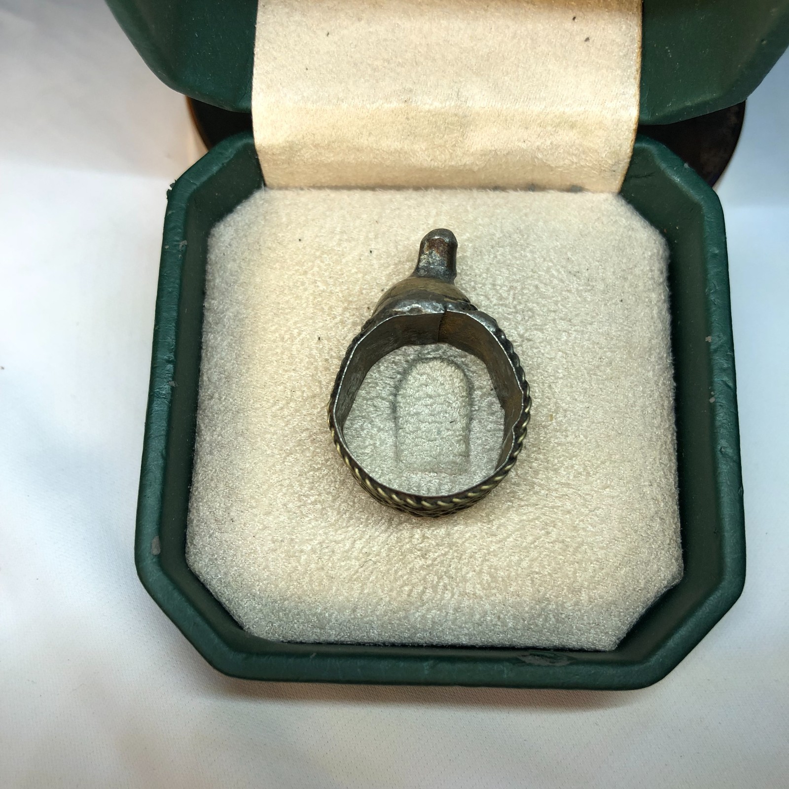 RARE EXTREMELY ANCIENT VIKING RING SILVER ARTIFACT AUTHENTIC OLD AMAZING