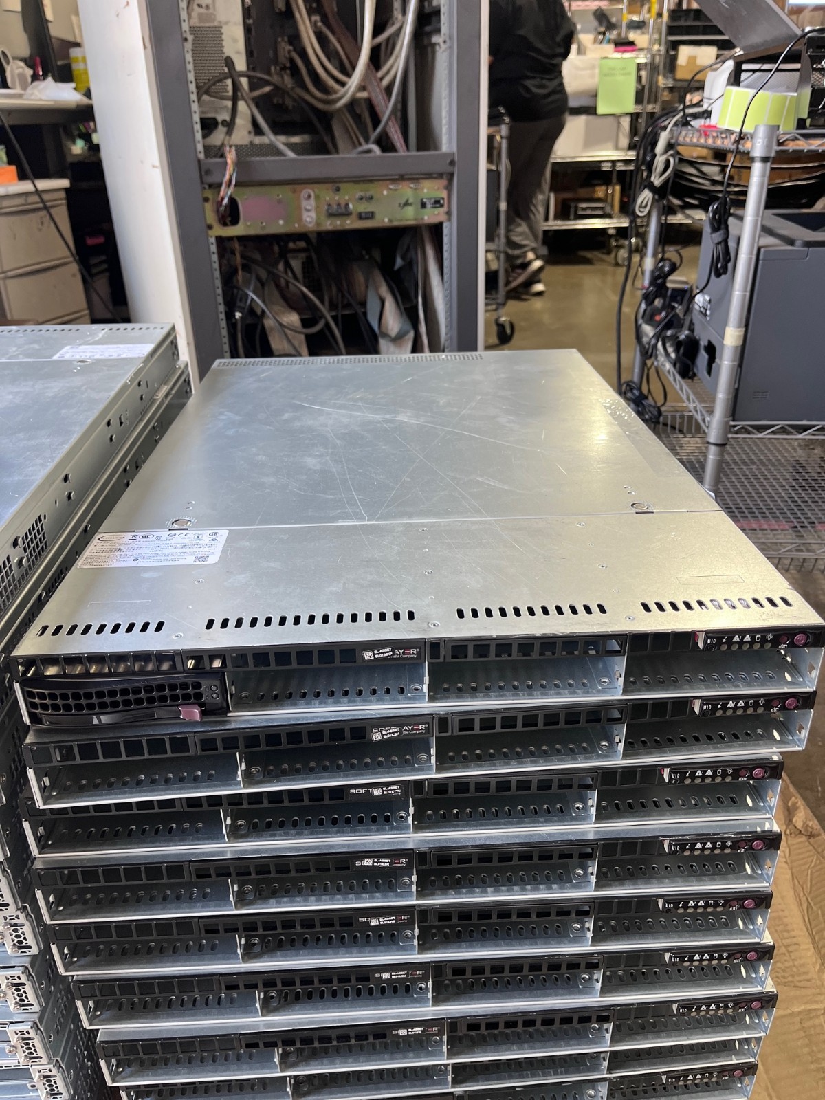 1U Edge Server X11SWW-4TF 3.8Ghz V6 32GB 4x 10GB-T M.2 NVME Slot 2x PSU 2x PCI-E