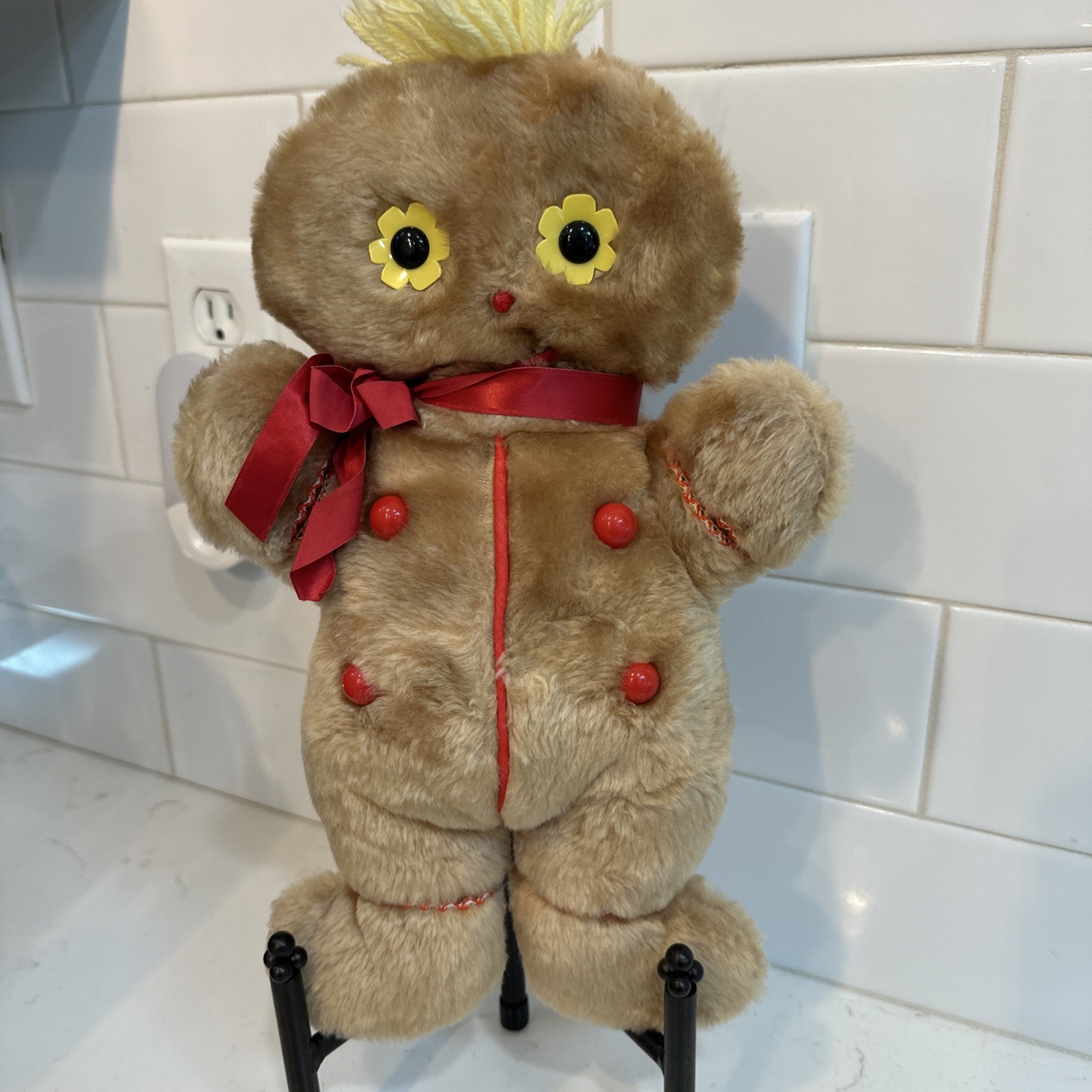 VINTAGE EDEN GINGERBREAD MAN PLUSH 15\