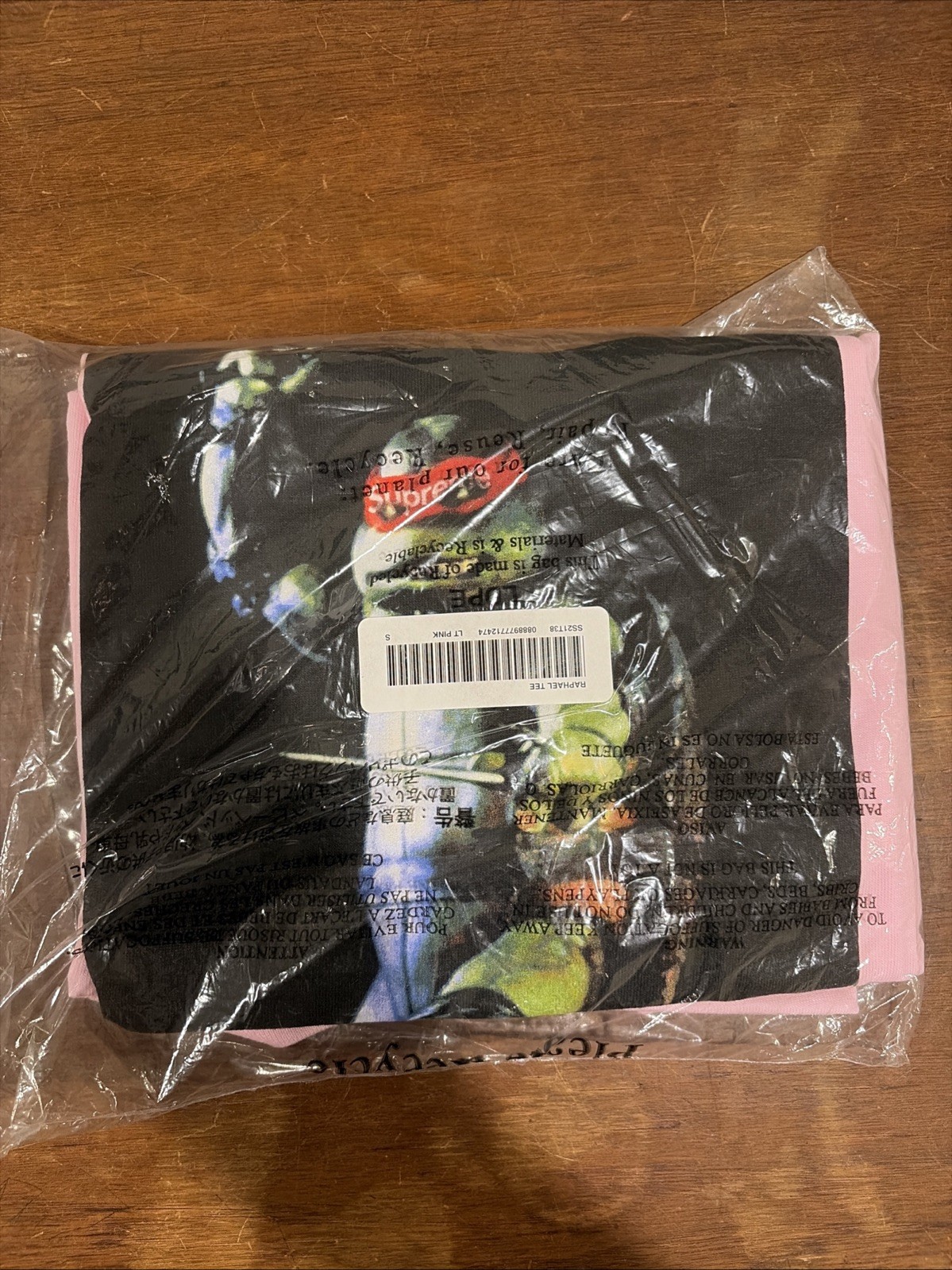 Supreme Raphael Tee size Small SS21 Pink NEW Supreme Raphael Tee size Small SS21 Pink NEW