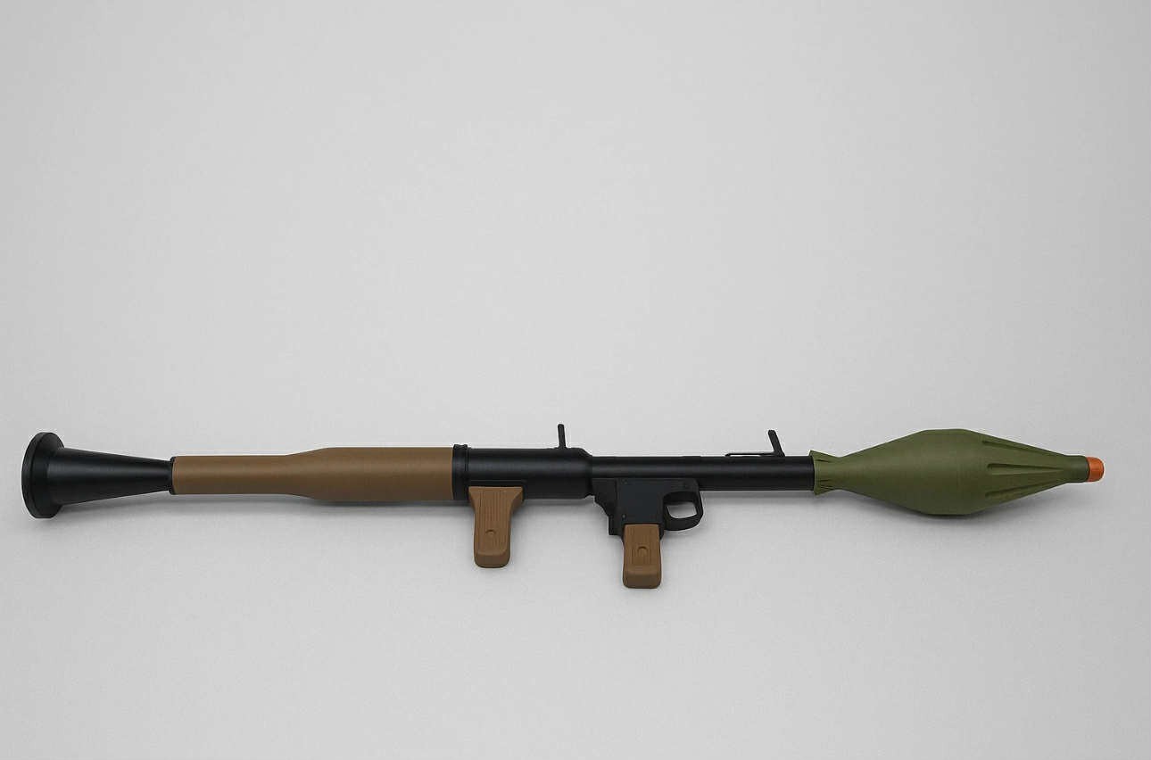 Rpg Bazooka Replica Rocket Launcher Rpg 3d Printed Multipiece Screw Together Rpg Bazooka Replica Rocket Launcher Rpg 3d Printed Multipiece Screw Together