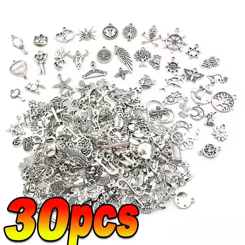 200Pcs Mixed Charms Pendant DIY Jewelry Making Accessory for Bracelet Necklace 200Pcs Mixed Charms Pendant DIY Jewelry Making Accessory for Bracelet Necklace