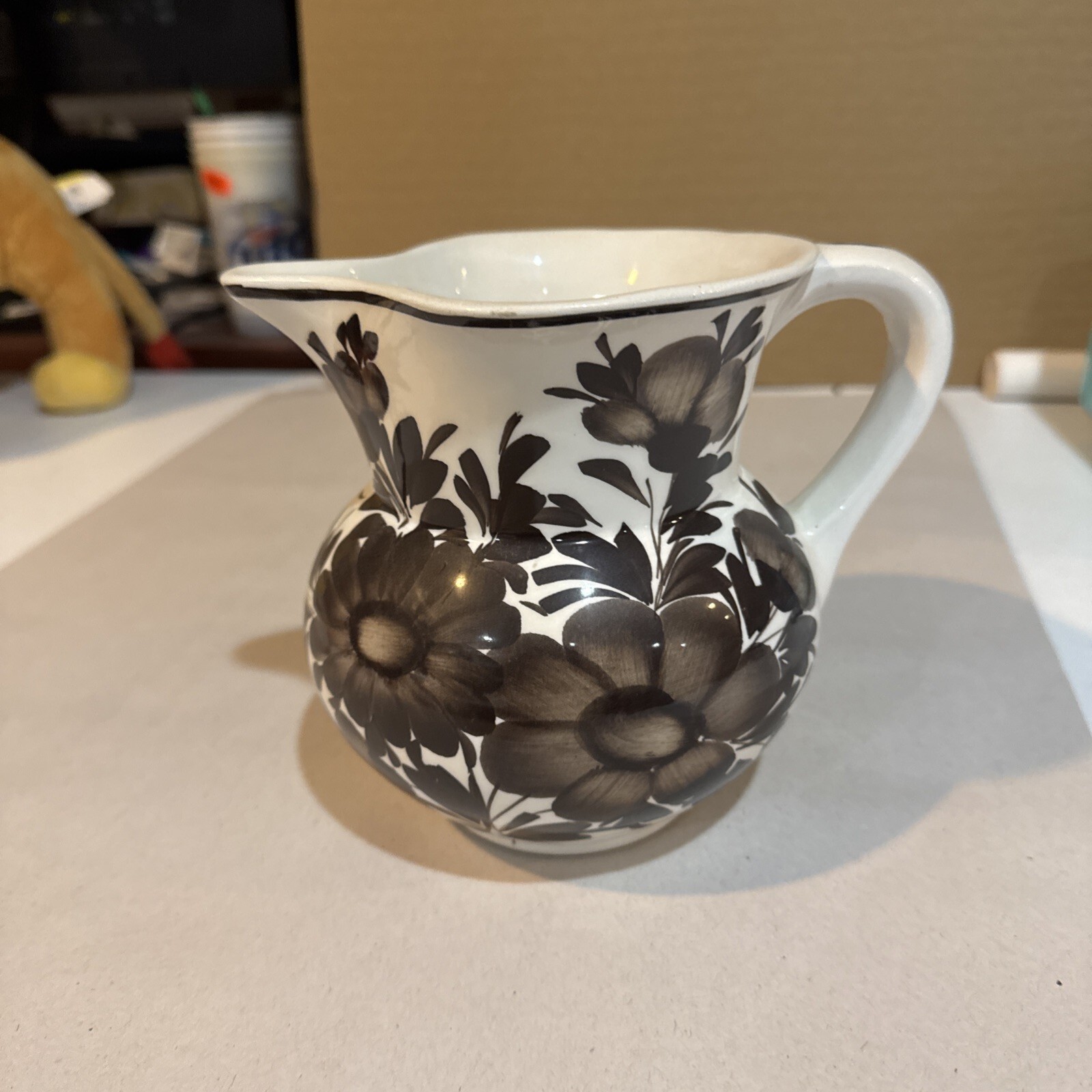 Hand made, Hand painted Vtg Italian Ceramic Pottery Pitcher Hand made, Hand painted Vtg Italian Ceramic Pottery Pitcher