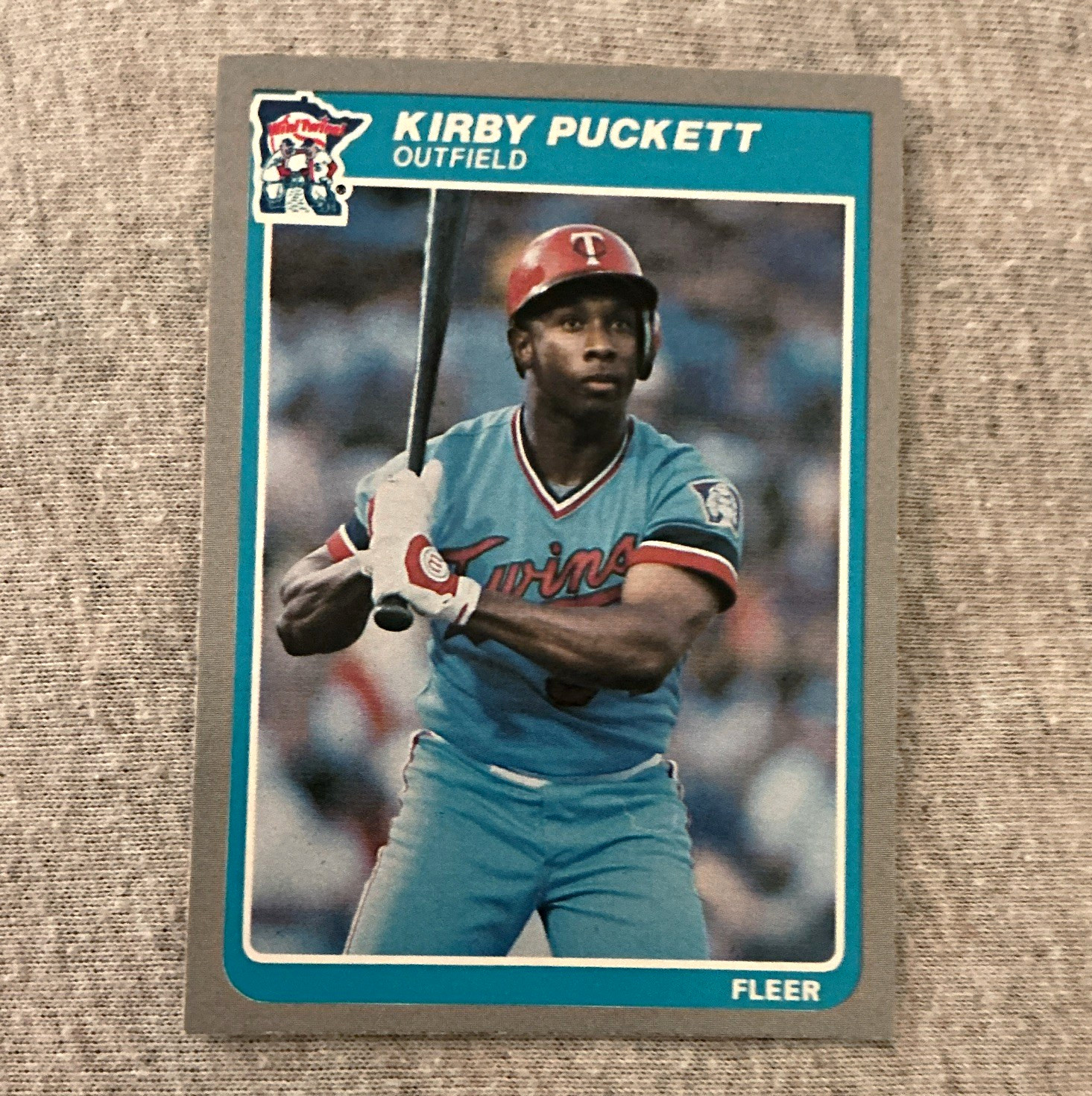 Fleer 1985 Kirby Puckett RC Minnesota Twins Baseball Card #286 Base Set