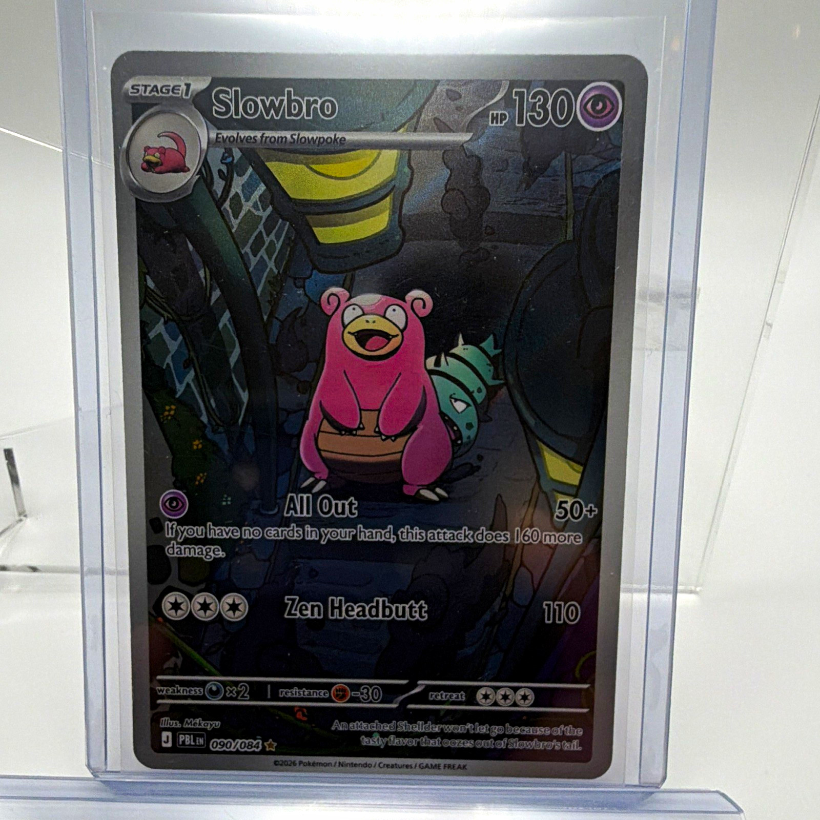 Slowbro 090/084 Illustration Rare Holo Full Art ENG Pokemon TCG Stage 1 130HP
