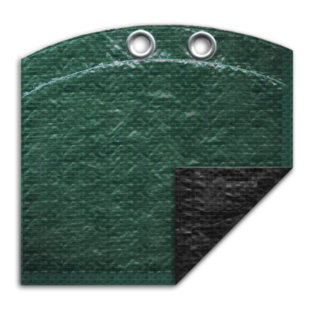15\' x 30\' Oval Above Ground Swimming Pool Winter Cover 10 Year - Green
