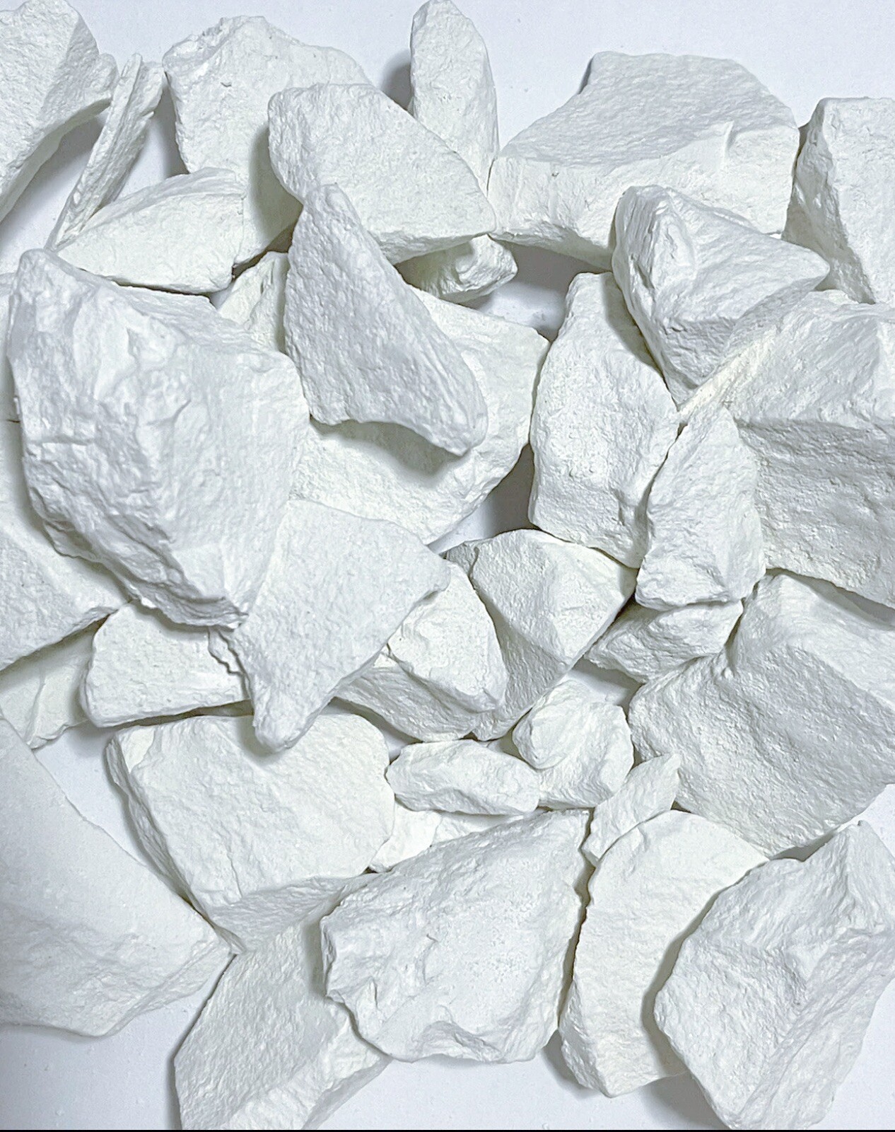 4 Pounds Georgia White Dirt Kaolin Clay Chunks 4 Pounds Georgia White Dirt Kaolin Clay Chunks