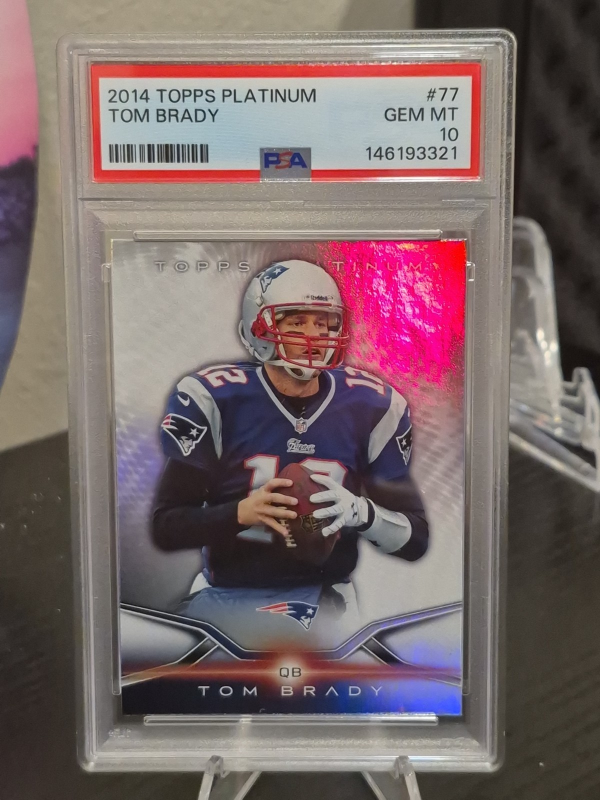 ↗️↗️🔥🔥2014 Topps Platinum - Tom Brady #77 PSA 10 Low Pop Patriots 🔥🔥 ↗️↗️🔥🔥2014 Topps Platinum - Tom Brady #77 PSA 10 Low Pop Patriots 🔥🔥