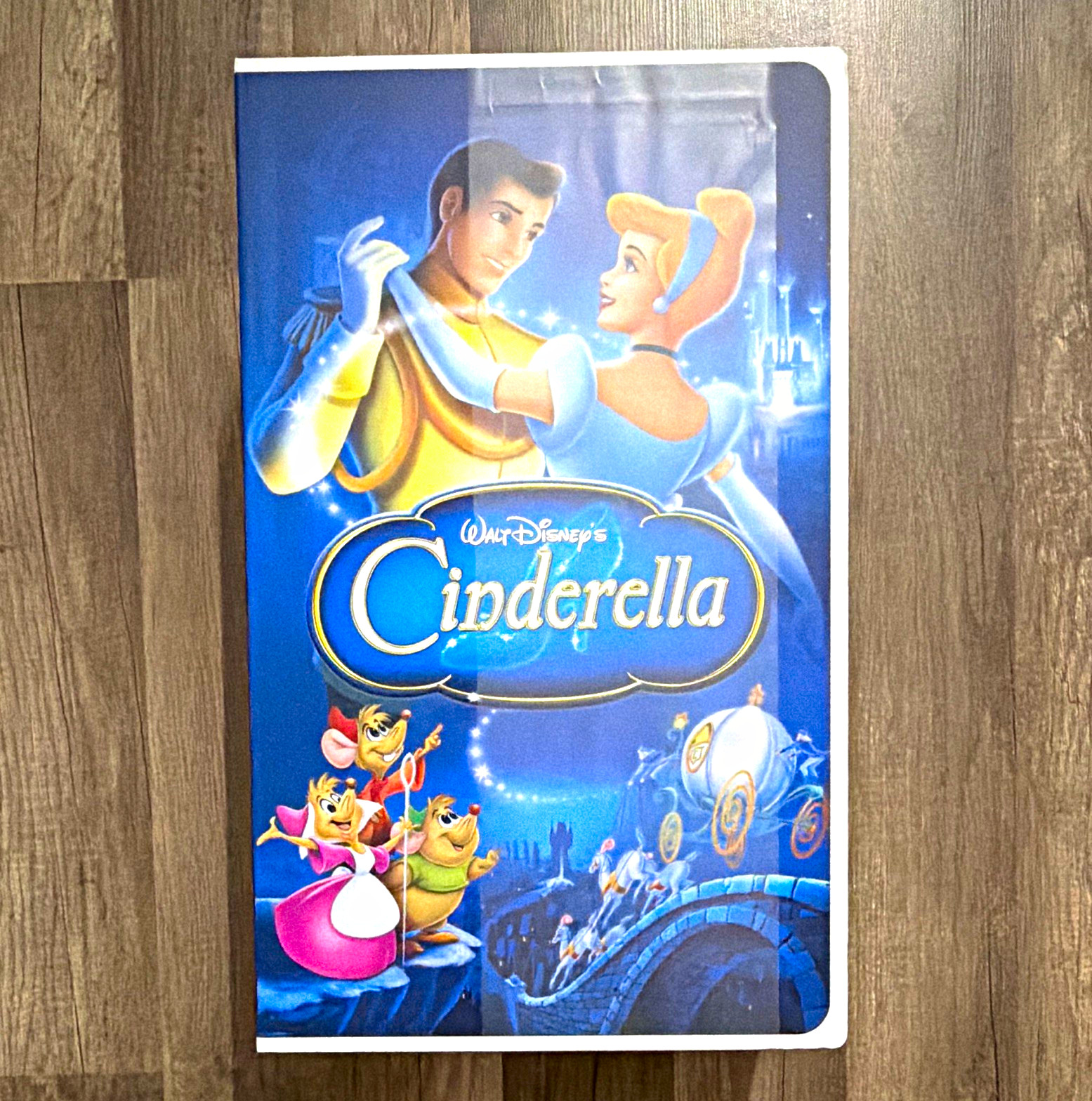 Disney Cinderella VHS box with 50x70 plush throw blanket Disney Cinderella VHS box with 50x70 plush throw blanket