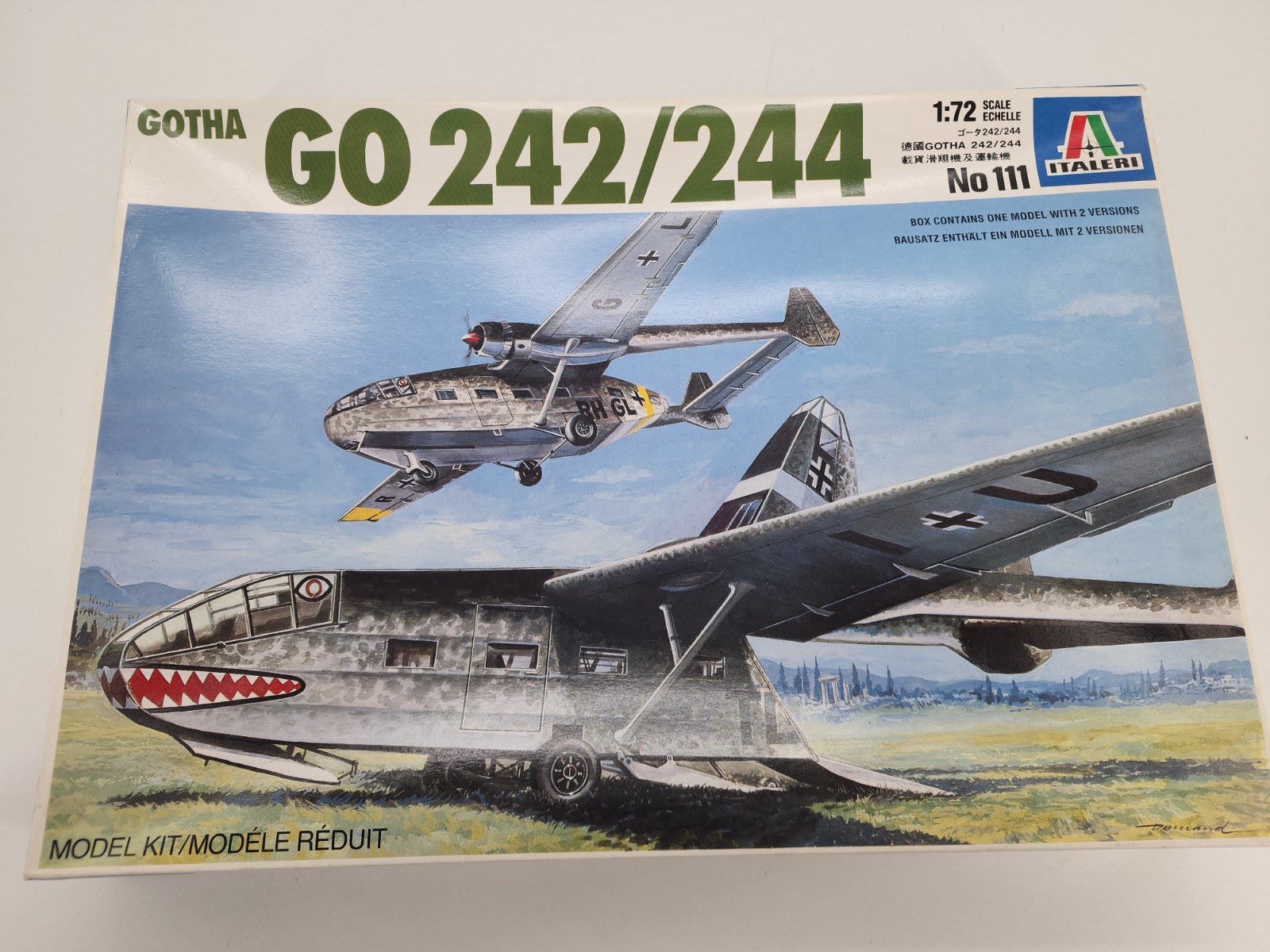 Italeri 1/72 Gotha Go-242/244 Open Box Complete Aircraft Kit Italeri 1/72 Gotha Go-242/244 Open Box Complete Aircraft Kit
