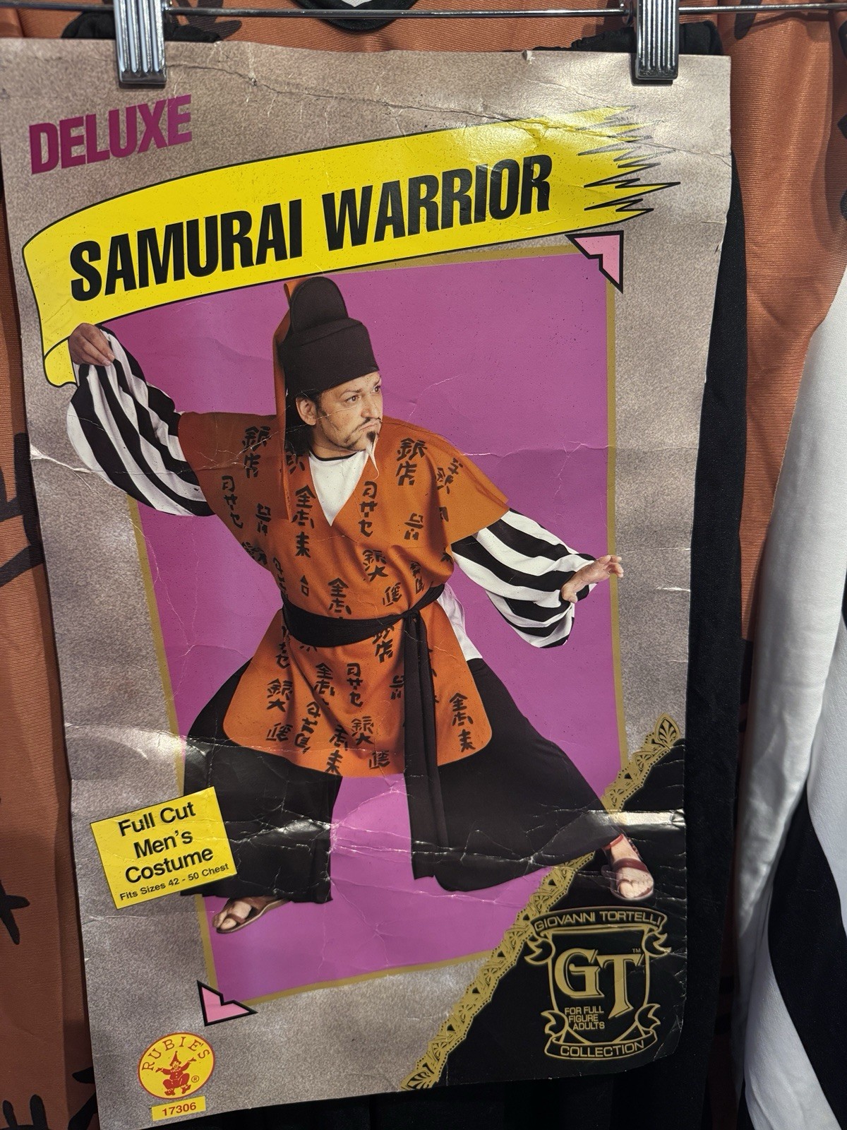 Vintage Rubie’s Deluxe Samurai Warrior Men’s Costume 42-50 Complete USA