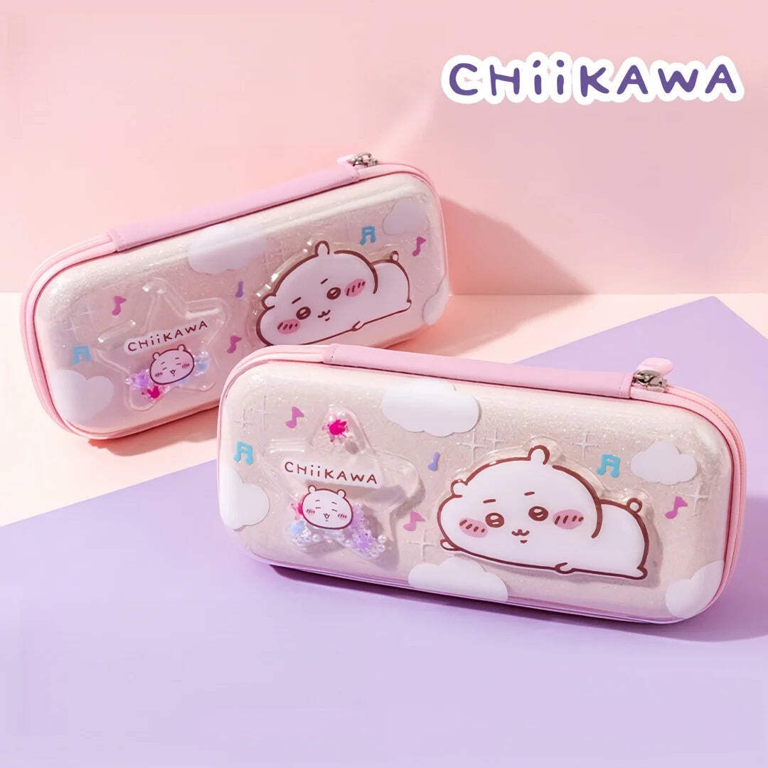 Chiikawa 3D Zipper Pencil Case Waterproof Genuine Back to School Kawaii