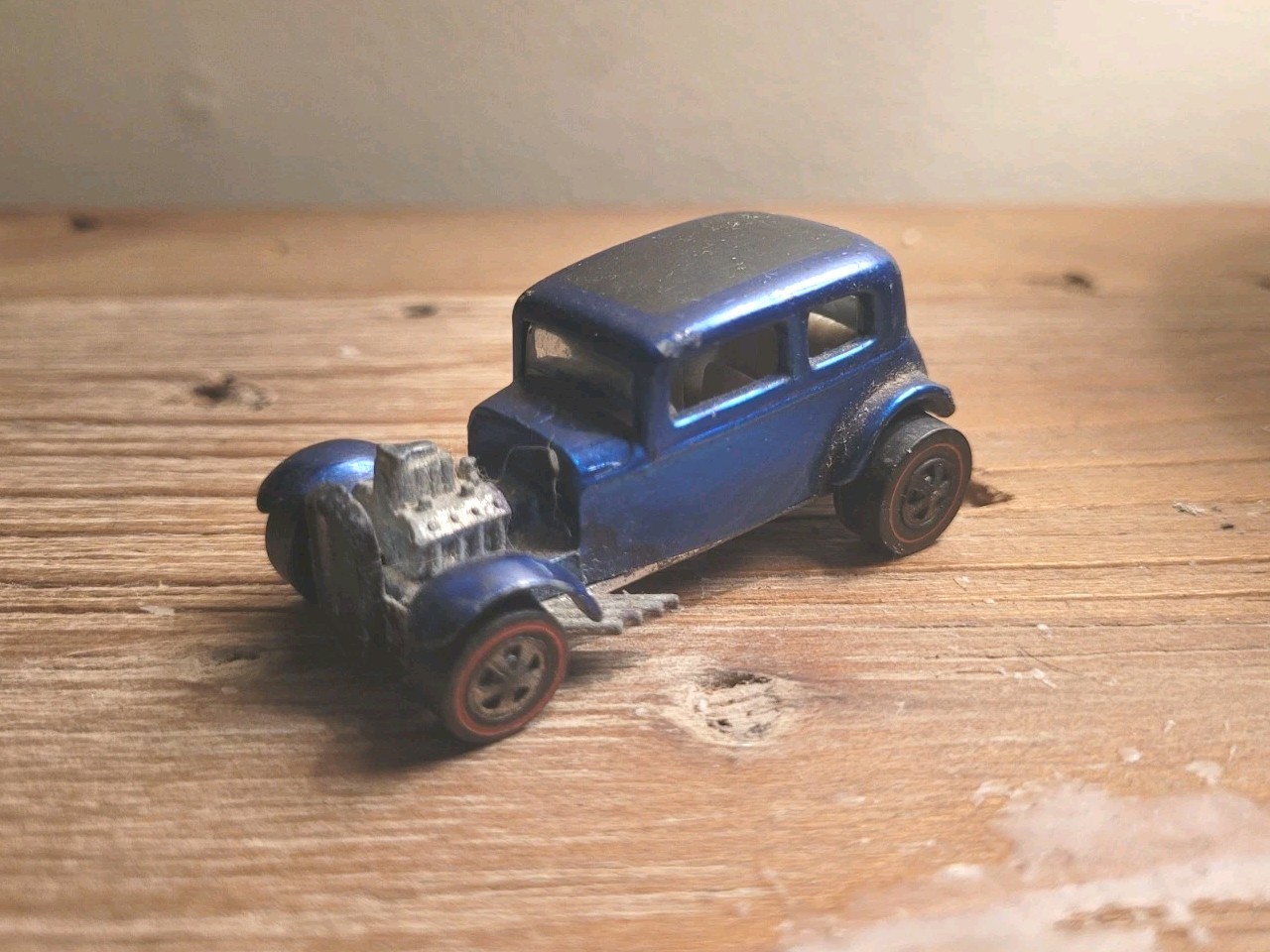 VTG Hot Wheels Redline Classic 32 Ford Vicky Blue 1968