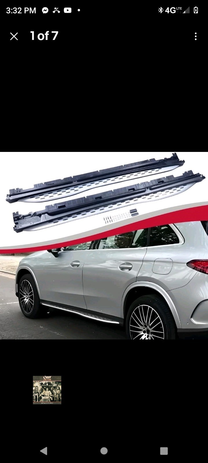 For 2023-26 Mercedes Benz X254 GLC300 OE Style Running Boards Side Step Nerf Bar