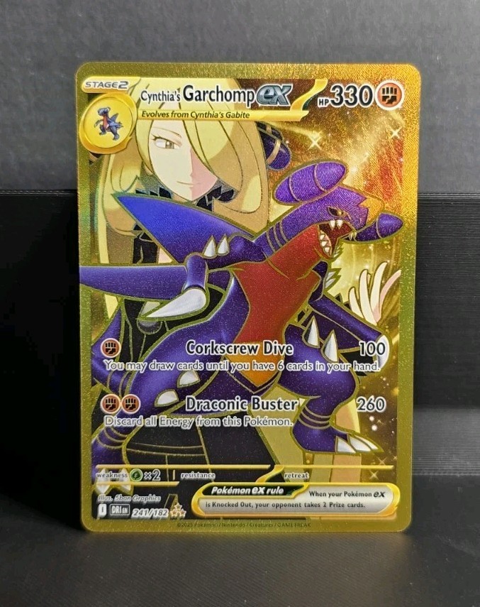 Cynthia\'s Garchomp ex 241/182 Sv10: Destined Rivals Holo Cynthia\'s Garchomp ex 241/182 Sv10: Destined Rivals Holo