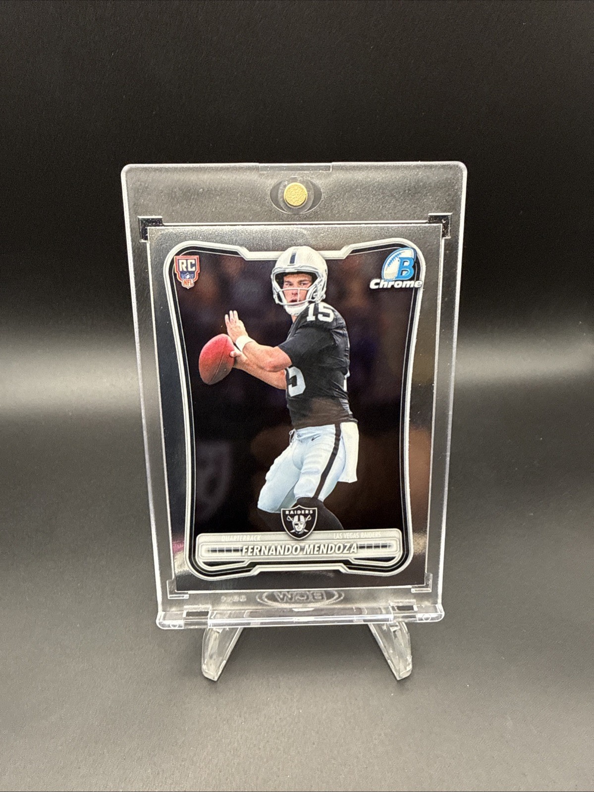 Topps Bowman Chrome 2026 Fernando Mendoza LV Raiders RC Topps Bowman Chrome 2026 Fernando Mendoza LV Raiders RC