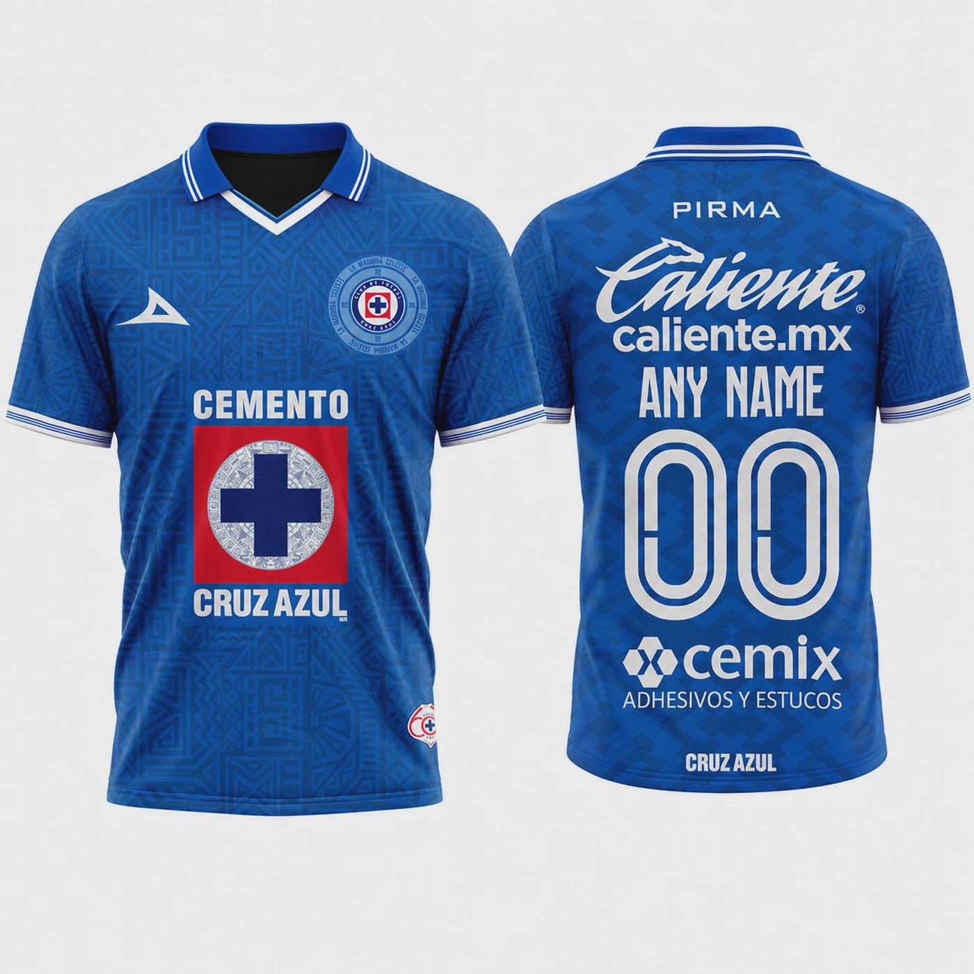 Personalized LIGAMX Cruz Azul Special 2024 Shirt 3D Home Aztec