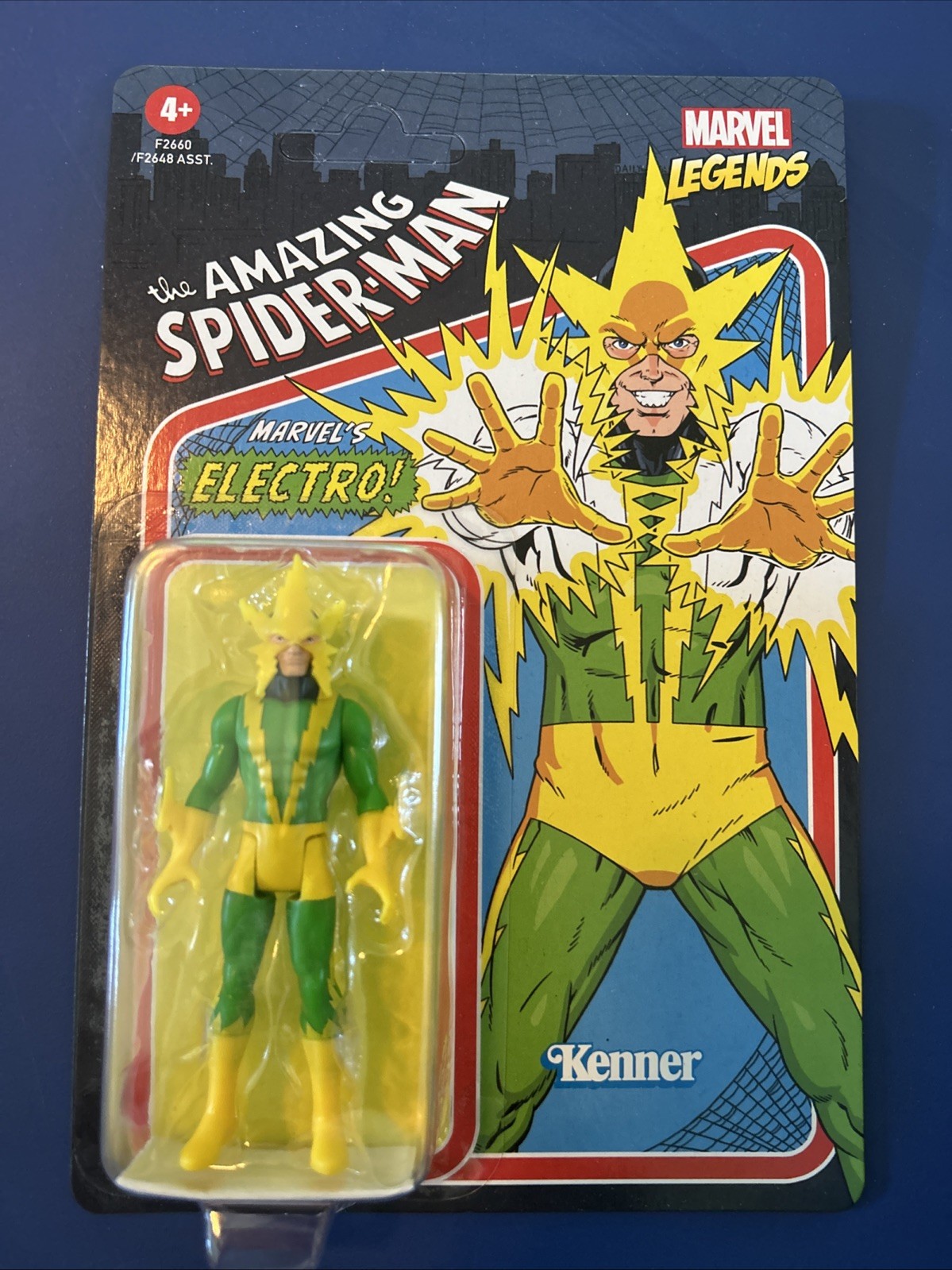 Hasbro Retro 375 Collection Electro Action Figure - F2660 Unpunched
