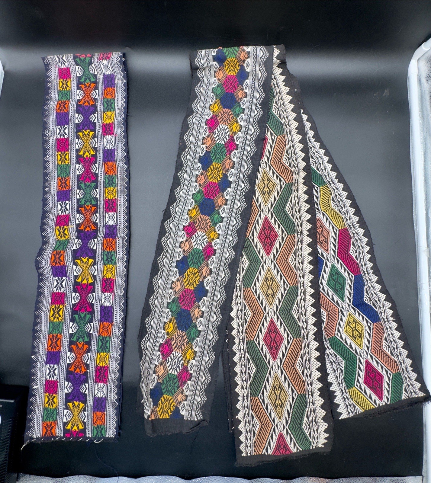 Laos Hand Woven Textiles, 4 Total
