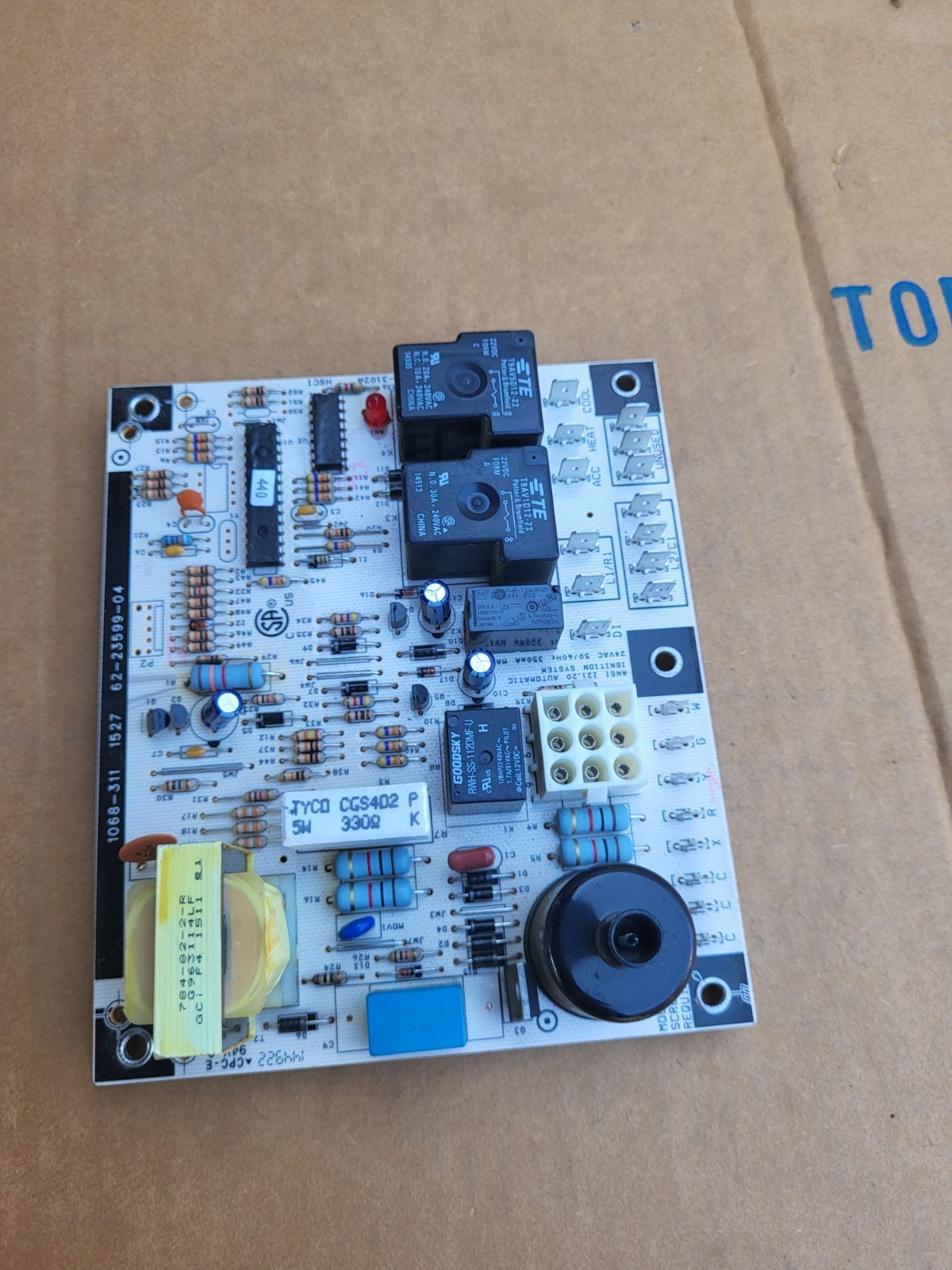 USED Rheem Ruud 62-23599-04 Furnace Control Board 1068-311  