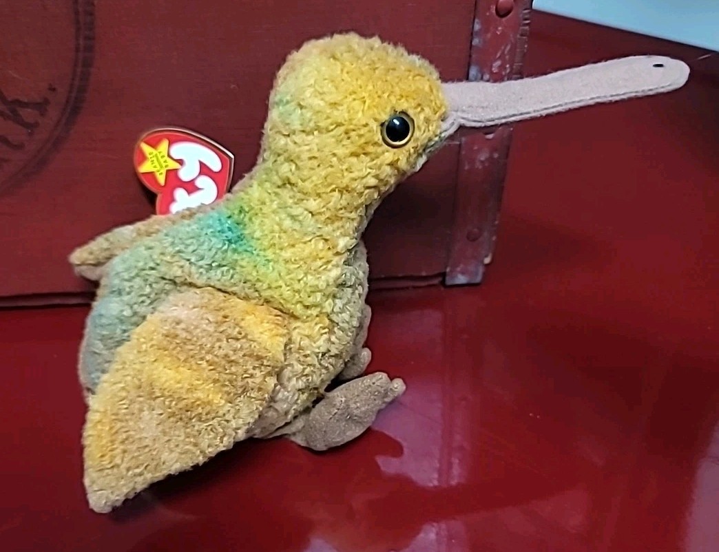 Beanie Baby Beak TY RARE Tag ERRORS Plush 1998 Retired