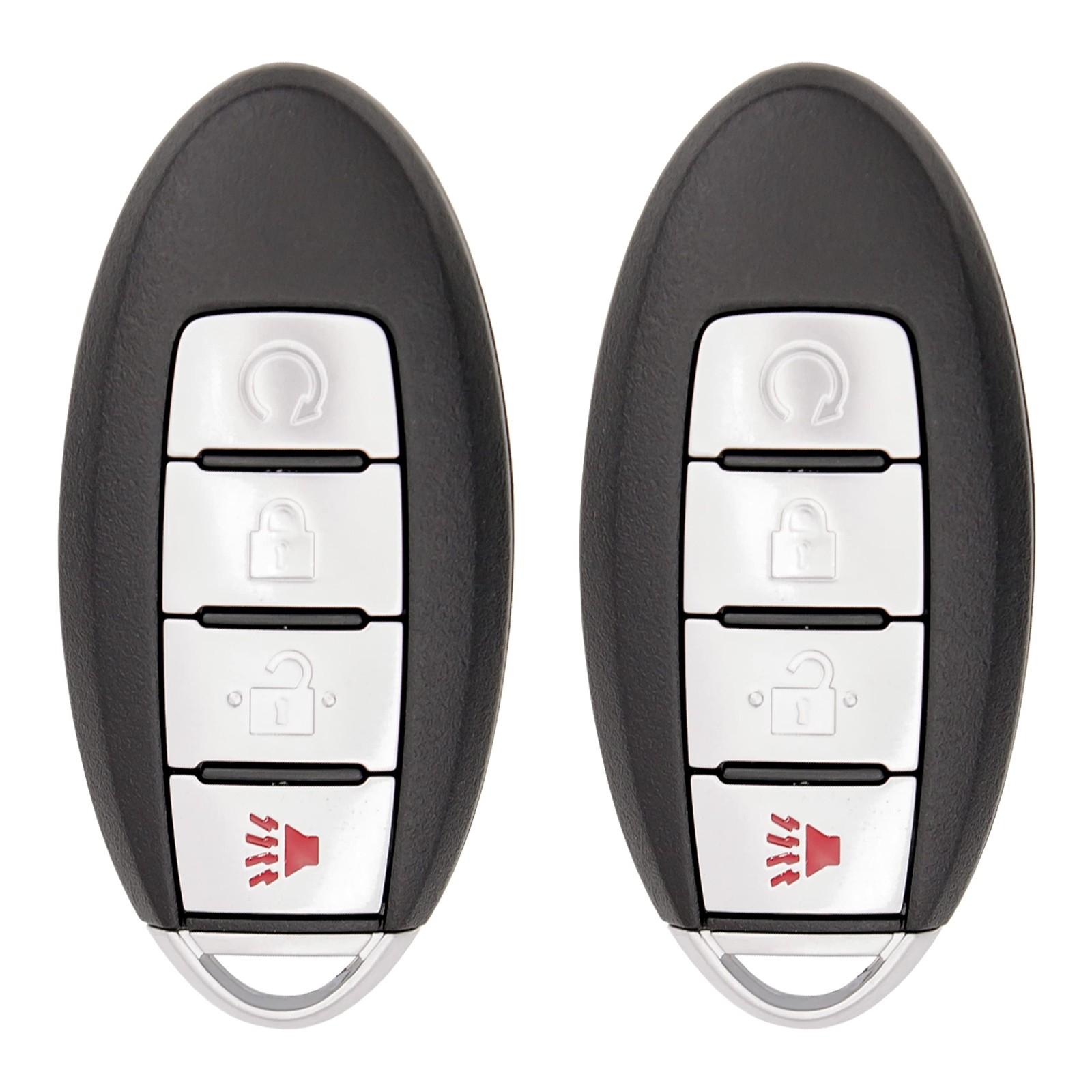 Keyless2Go Replacement 4 Button Proximity Smart Key Nissan - 2 Pack 2AOKM-NI7 Keyless2Go Replacement 4 Button Proximity Smart Key Nissan - 2 Pack 2AOKM-NI7
